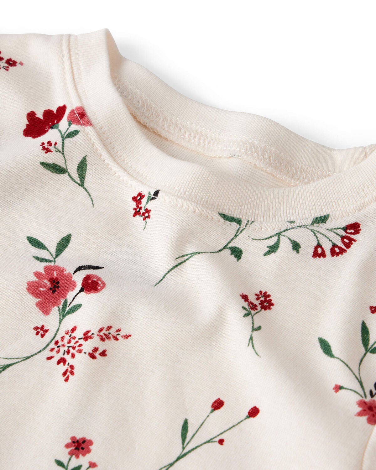 Toddler Girl 2-Piece Organic Cotton Pajamas in Rosethorn Hollow - Image 3