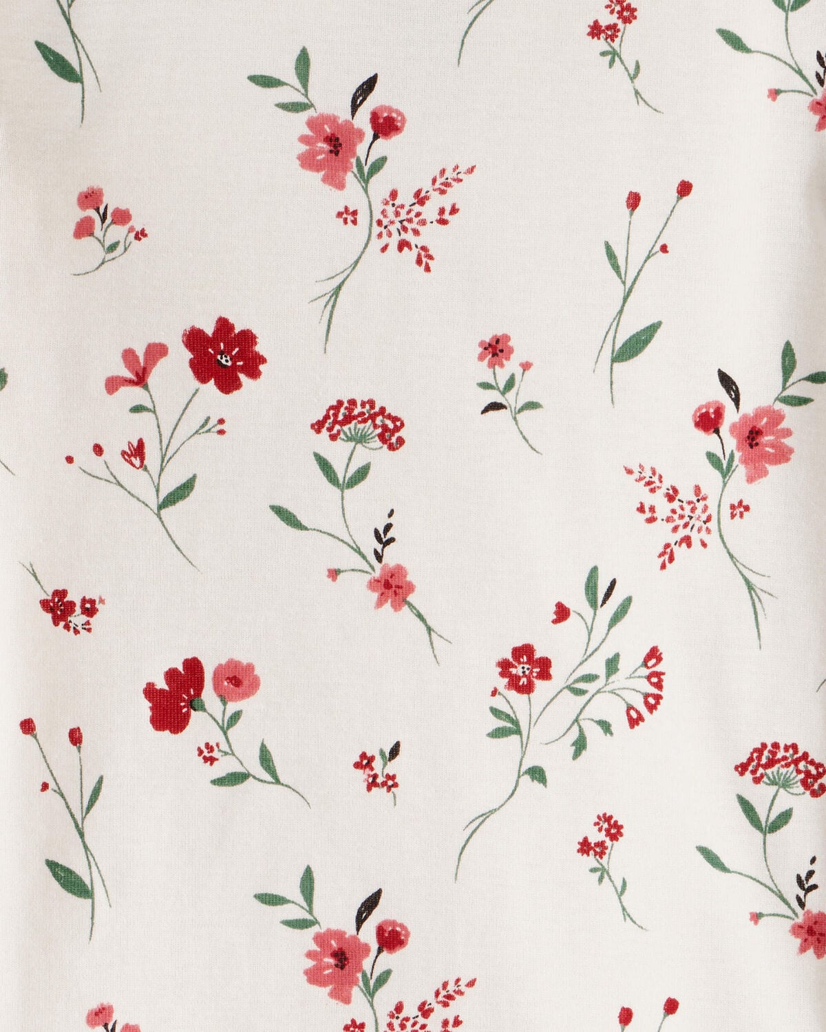 Toddler Girl 2-Piece Organic Cotton Pajamas in Rosethorn Hollow - Image 4