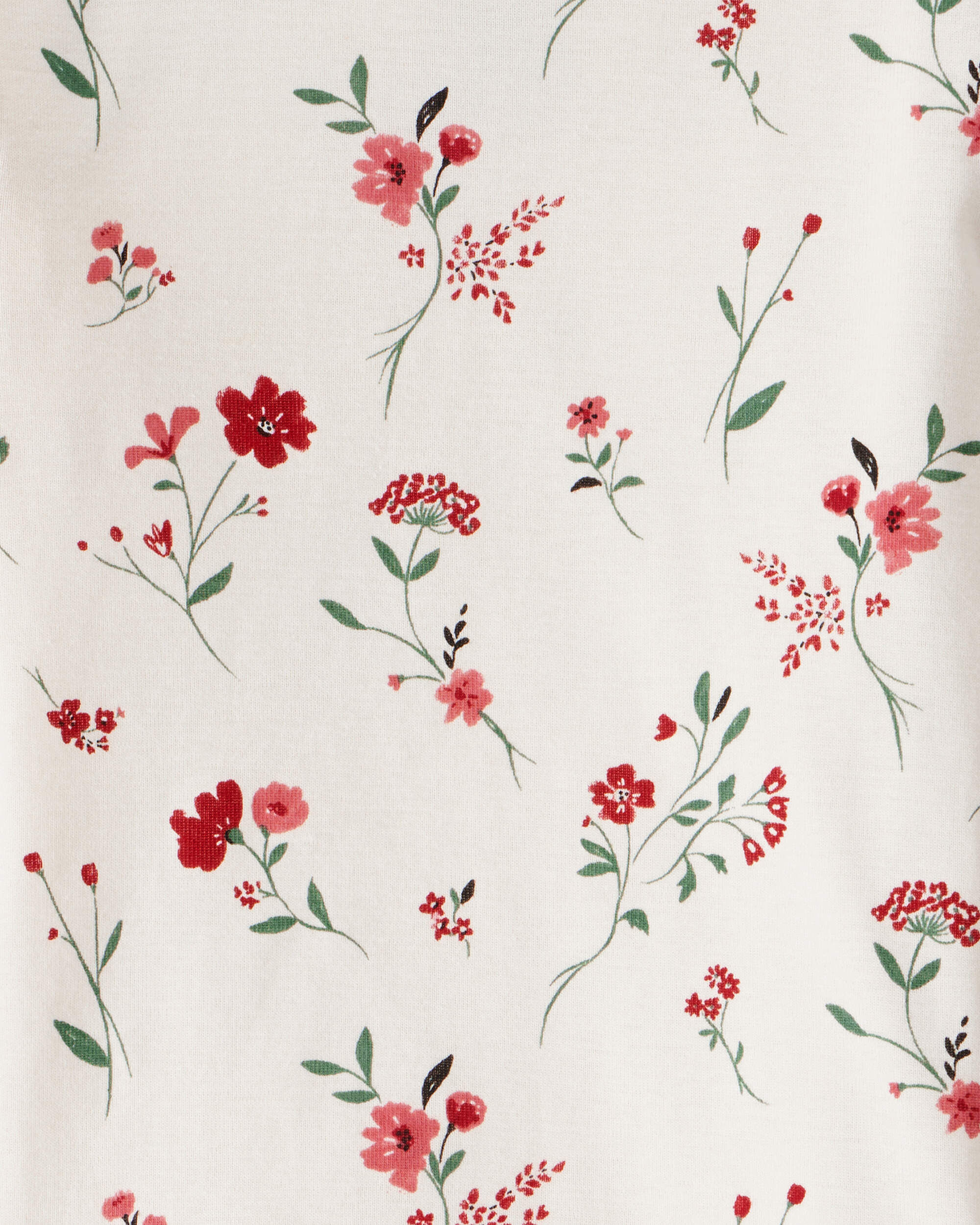 Toddler Girl 2-Piece Organic Cotton Pajamas in Rosethorn Hollow - Image 5