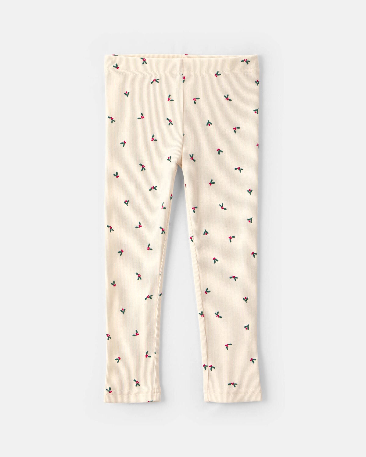 Toddler Girl 2-Piece 'Merry' Fleece Long-Sleeve Top & Pant Set - Cream - Image 2