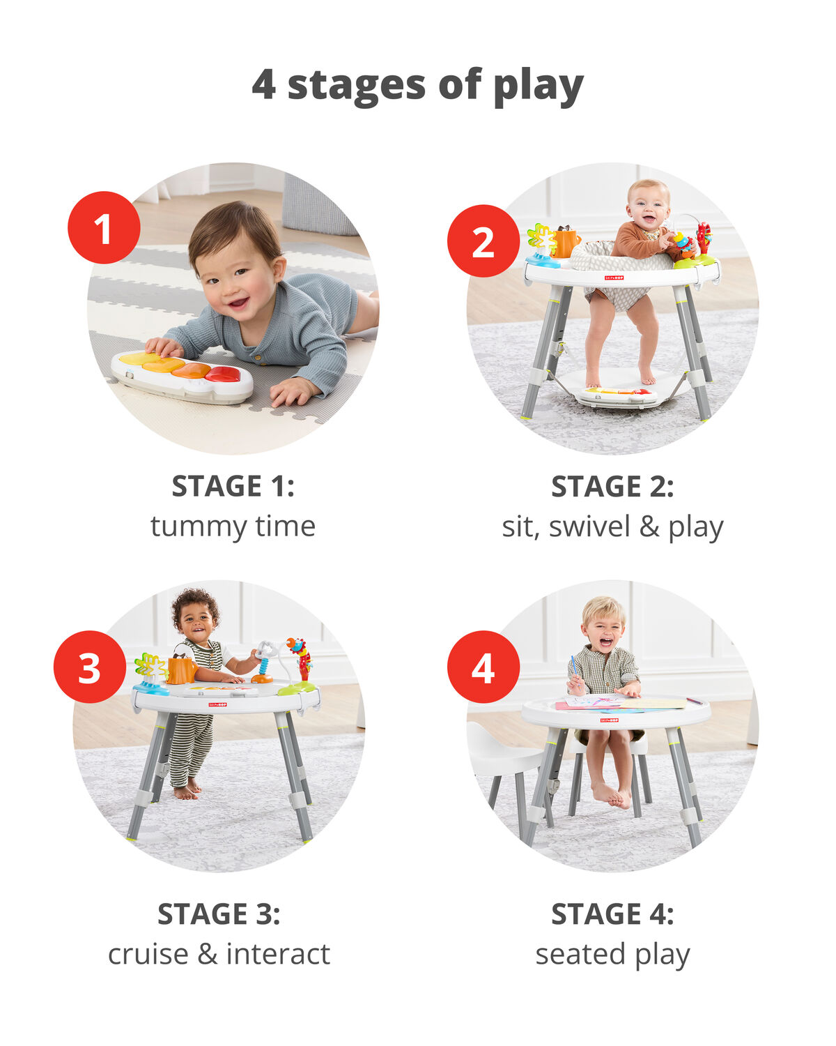 Explore & More Baby's View 3-Stage Activity Center - Image 3