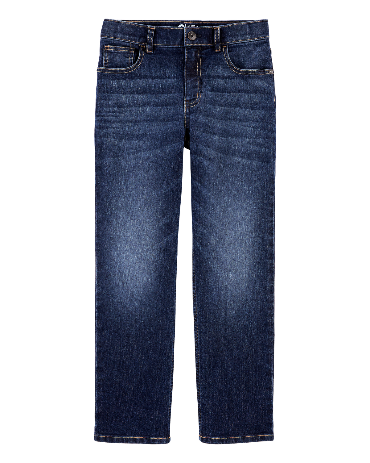 Kid Dark Wash Husky-Fit Classic Jeans