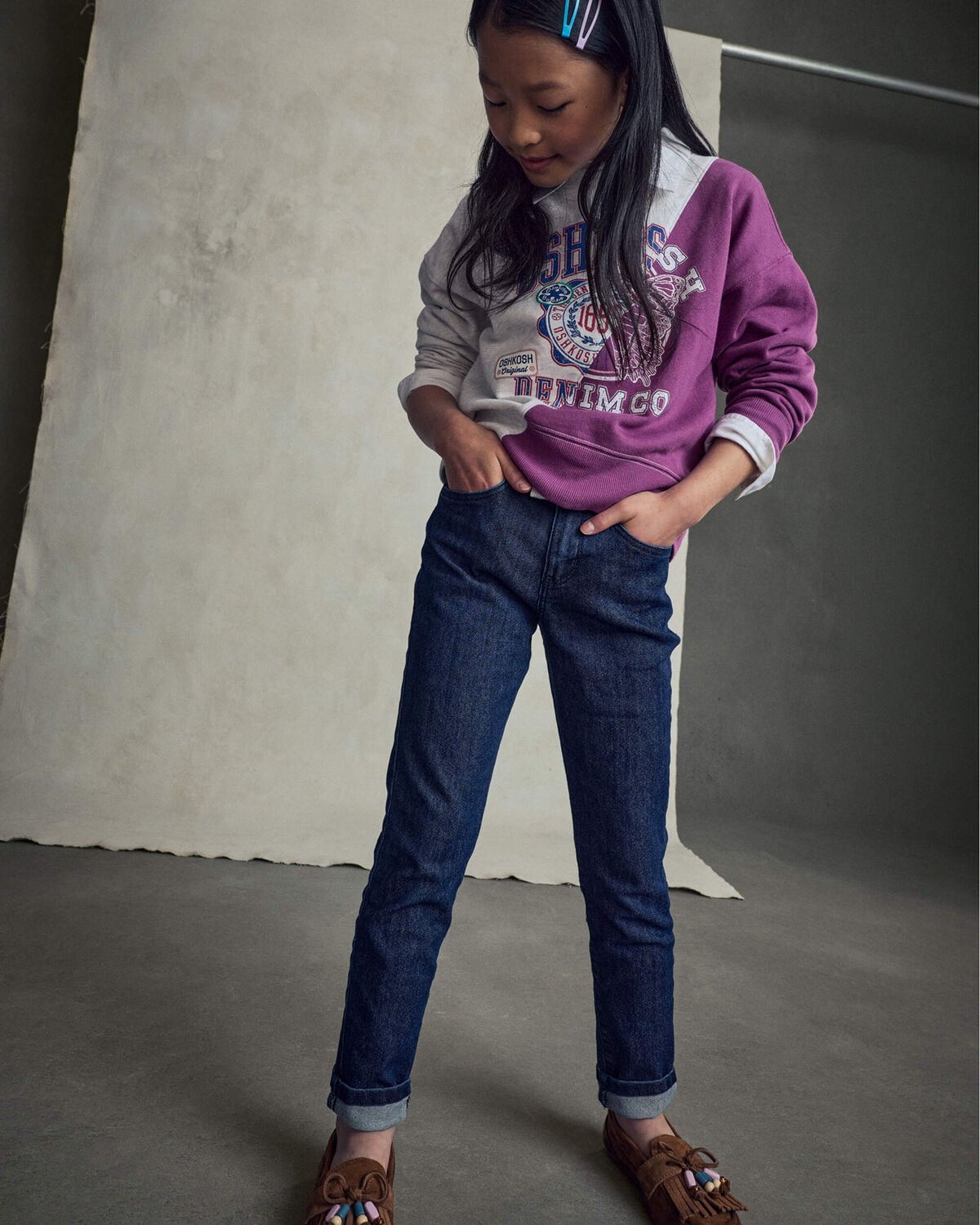 Kid Dark Blue Wash Skinny-Leg Jeans - Image 2