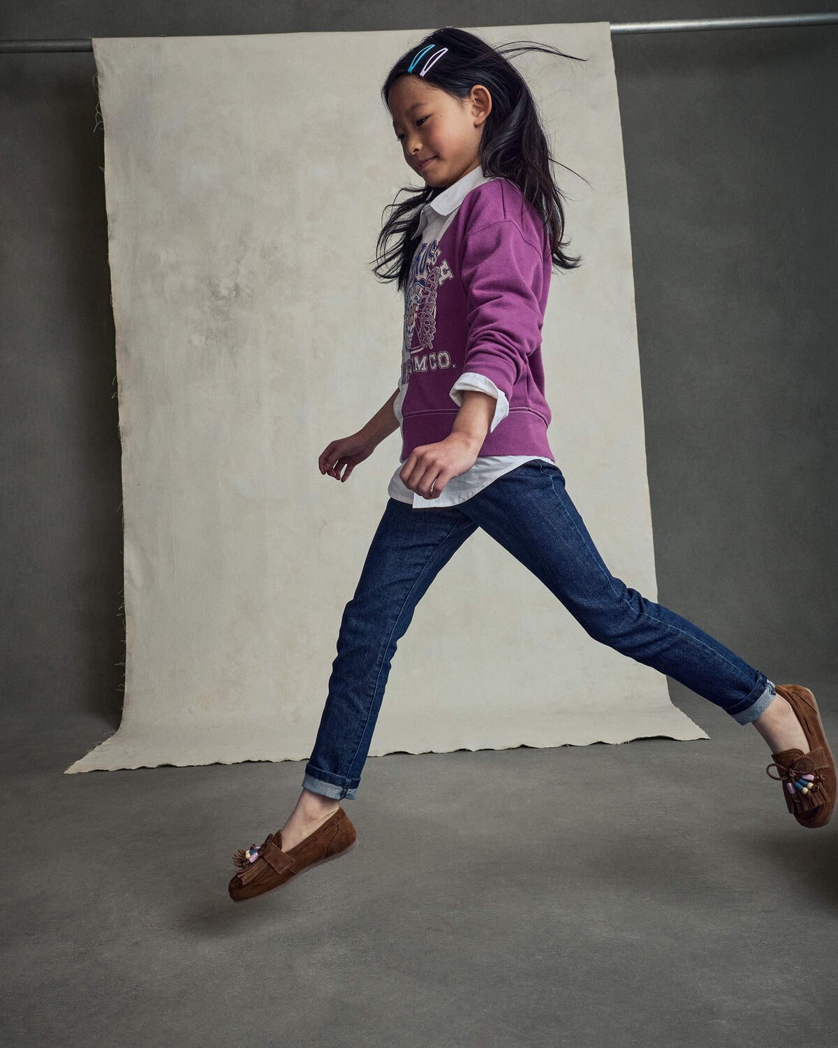 Kid Dark Blue Wash Skinny-Leg Jeans - Image 3