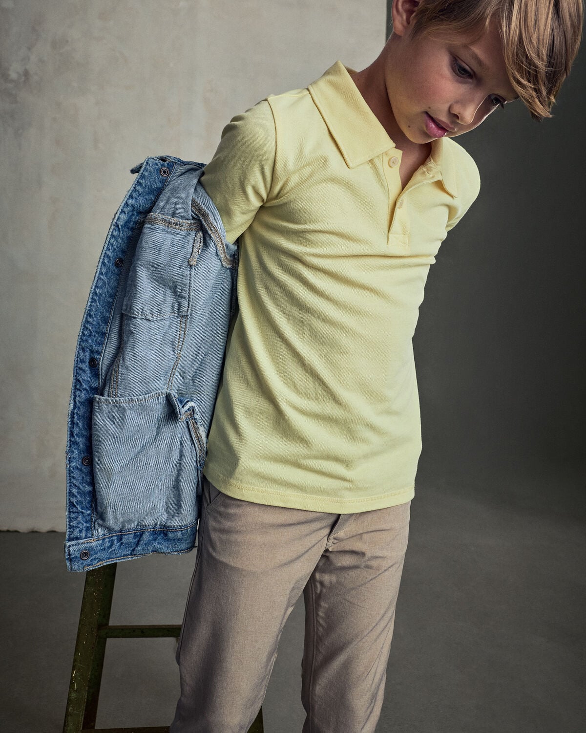 Kids Denim Jacket - Medium Wash - Image 4
