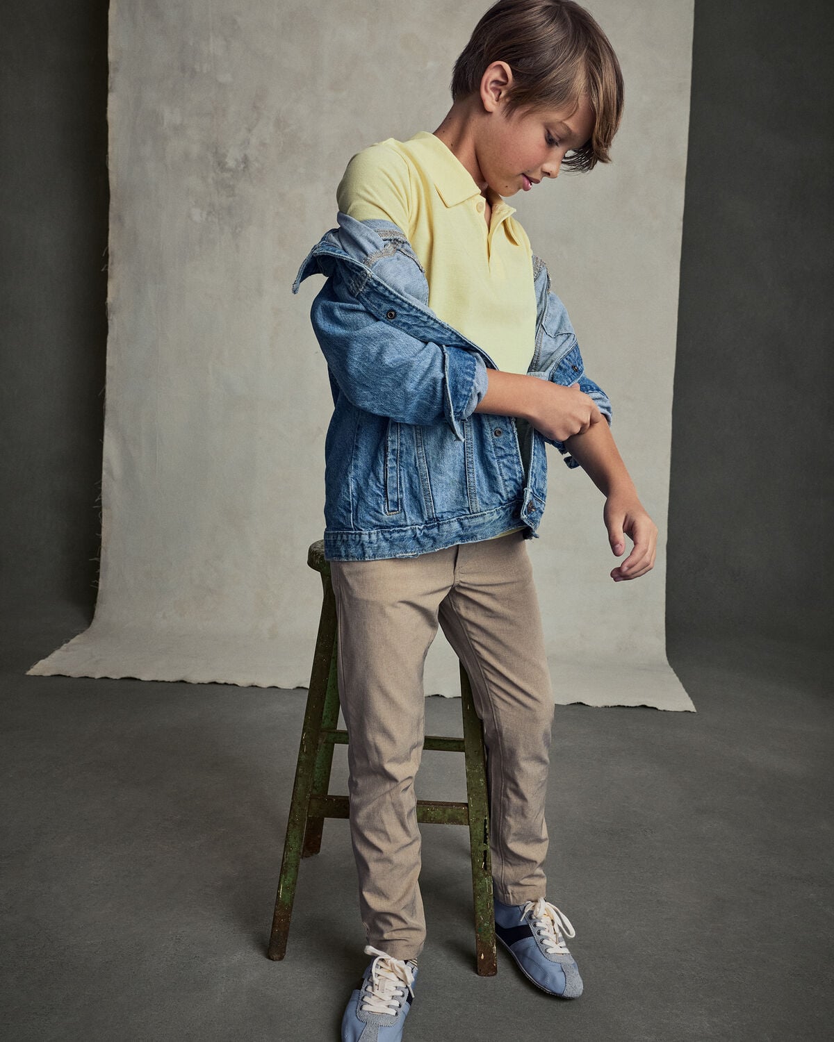 Kids Denim Jacket - Medium Wash - Image 6