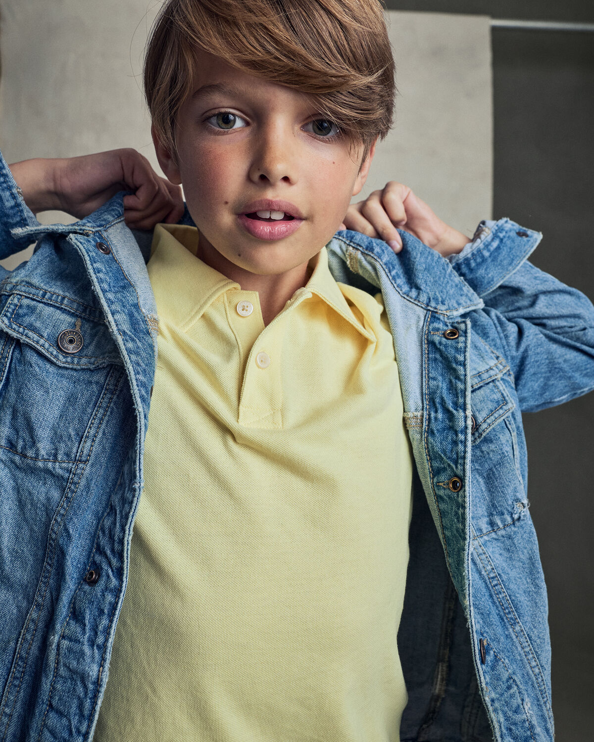 Kids Denim Jacket - Medium Wash - Image 2