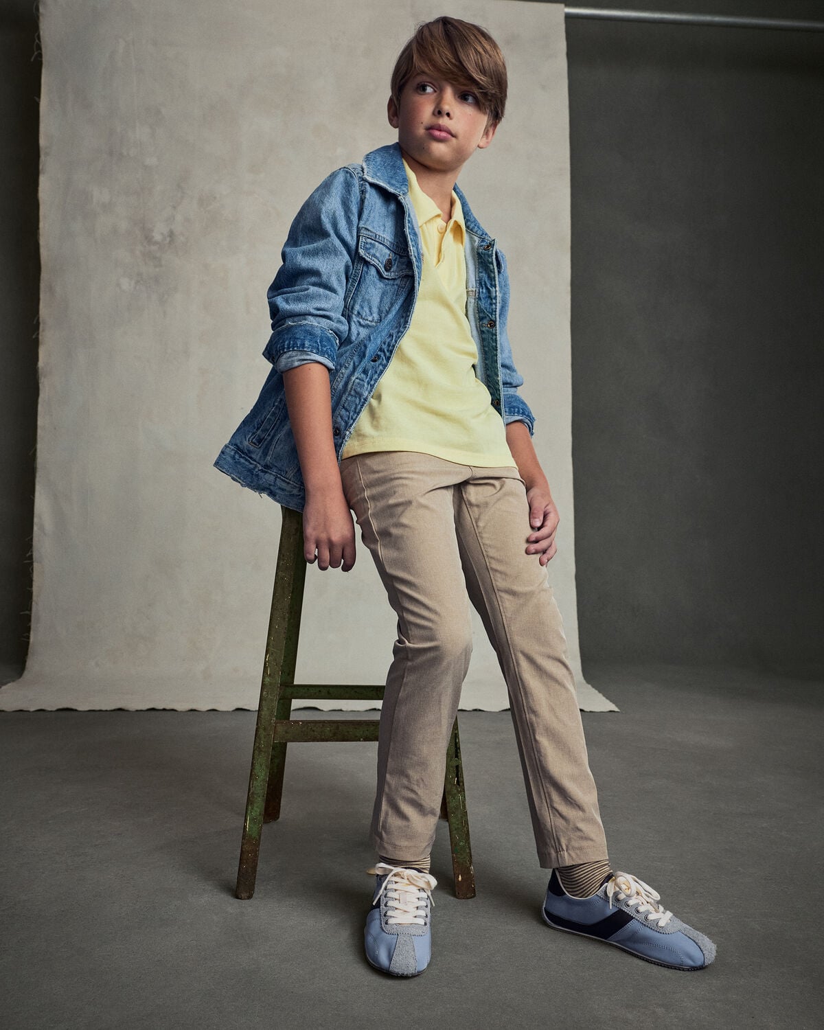 Kids Denim Jacket - Medium Wash - Image 3