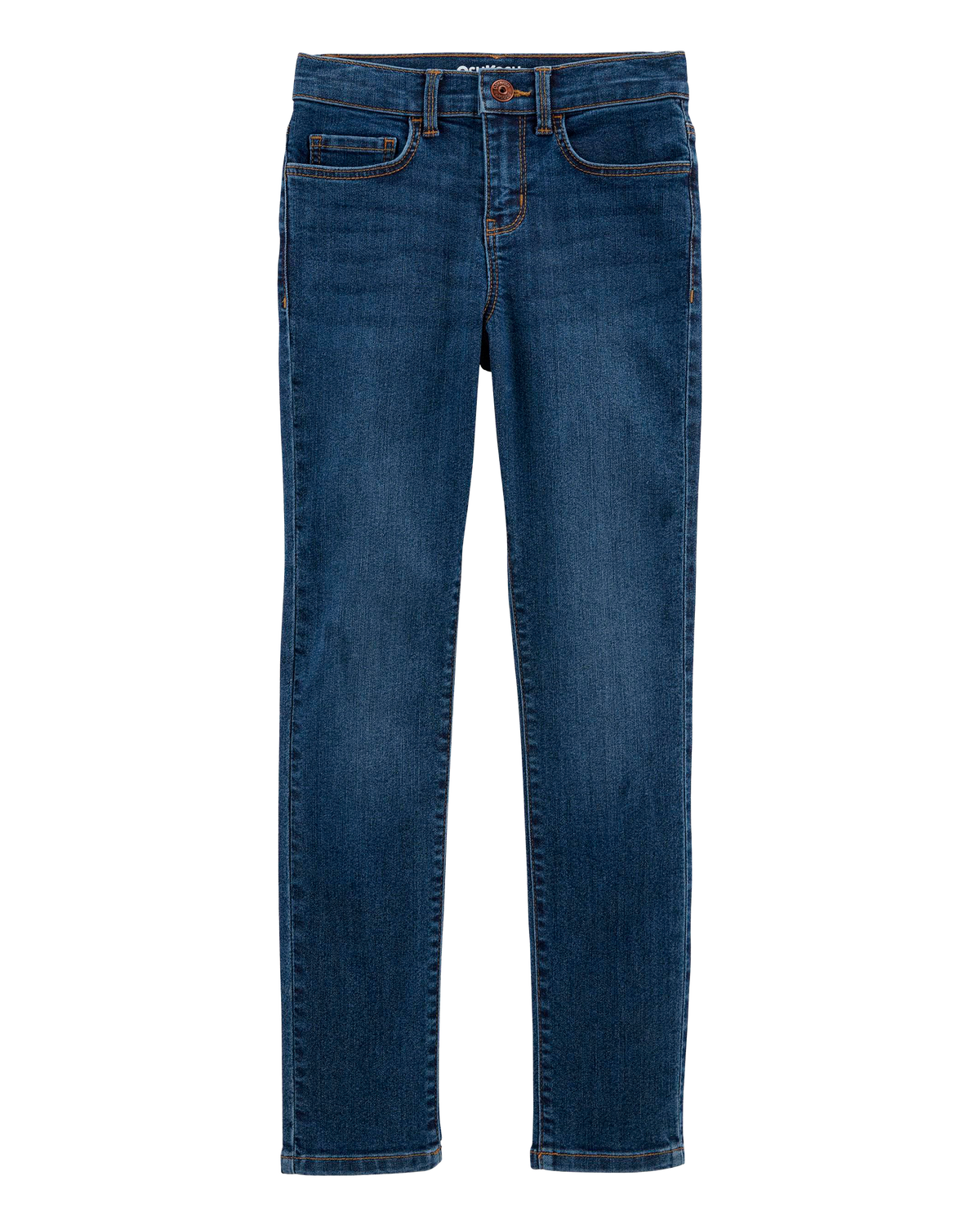 Kid Dark Blue Wash Super Skinny-Leg Jeans