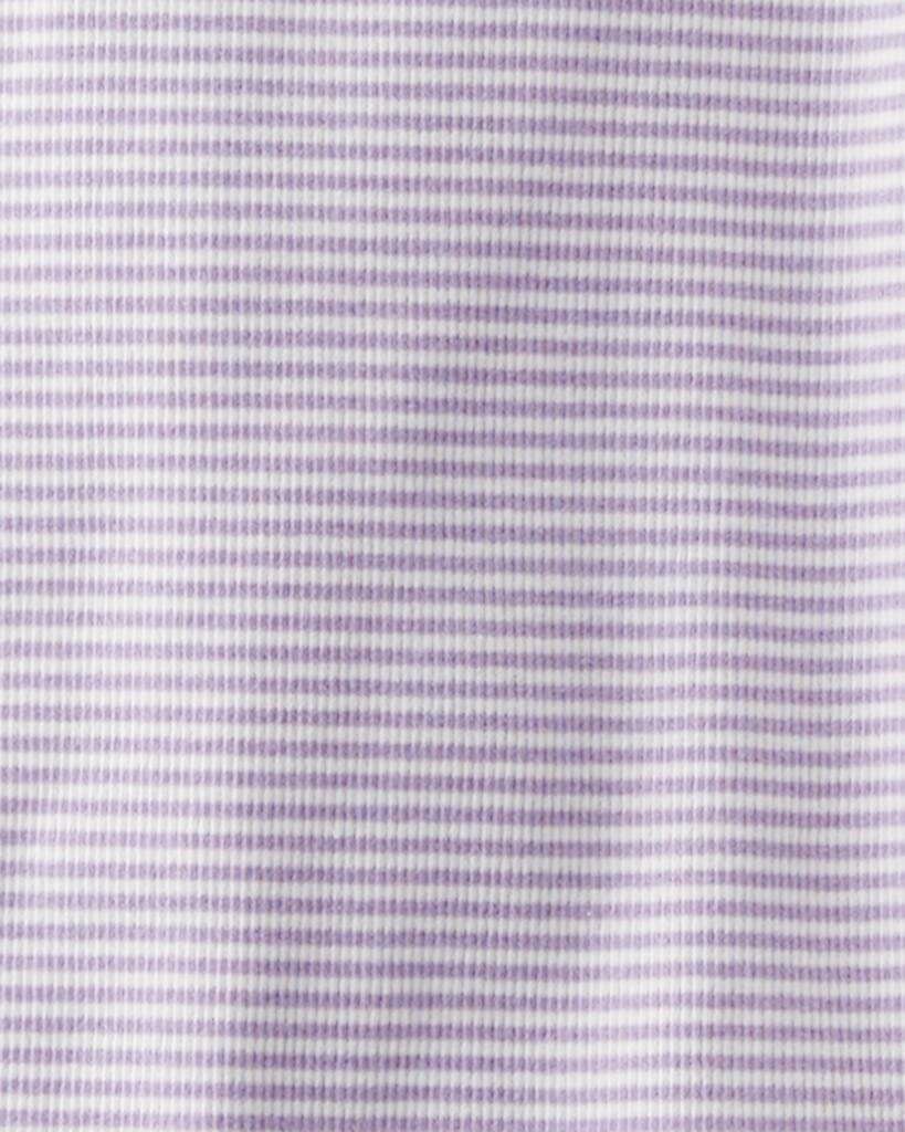 Kid Striped Organic Cotton Pajamas Set - Image 4