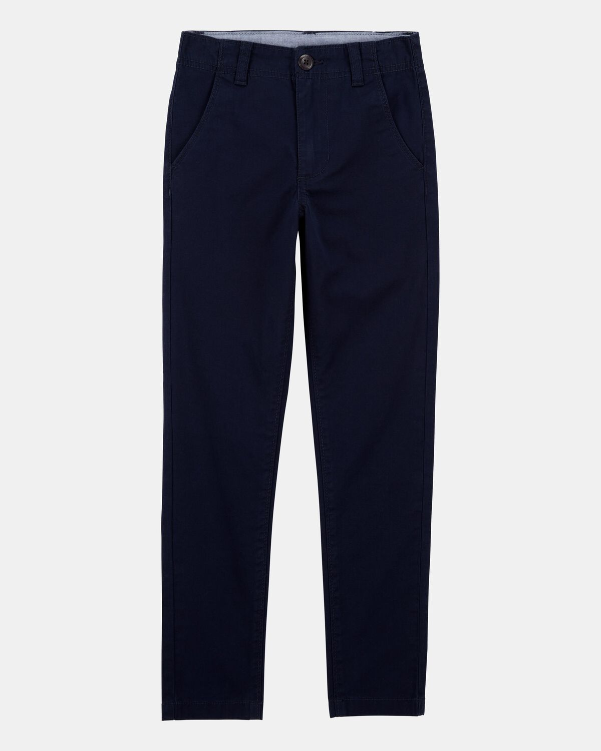 Kid Slim Tapered Chino Uniform Pants - Navy
