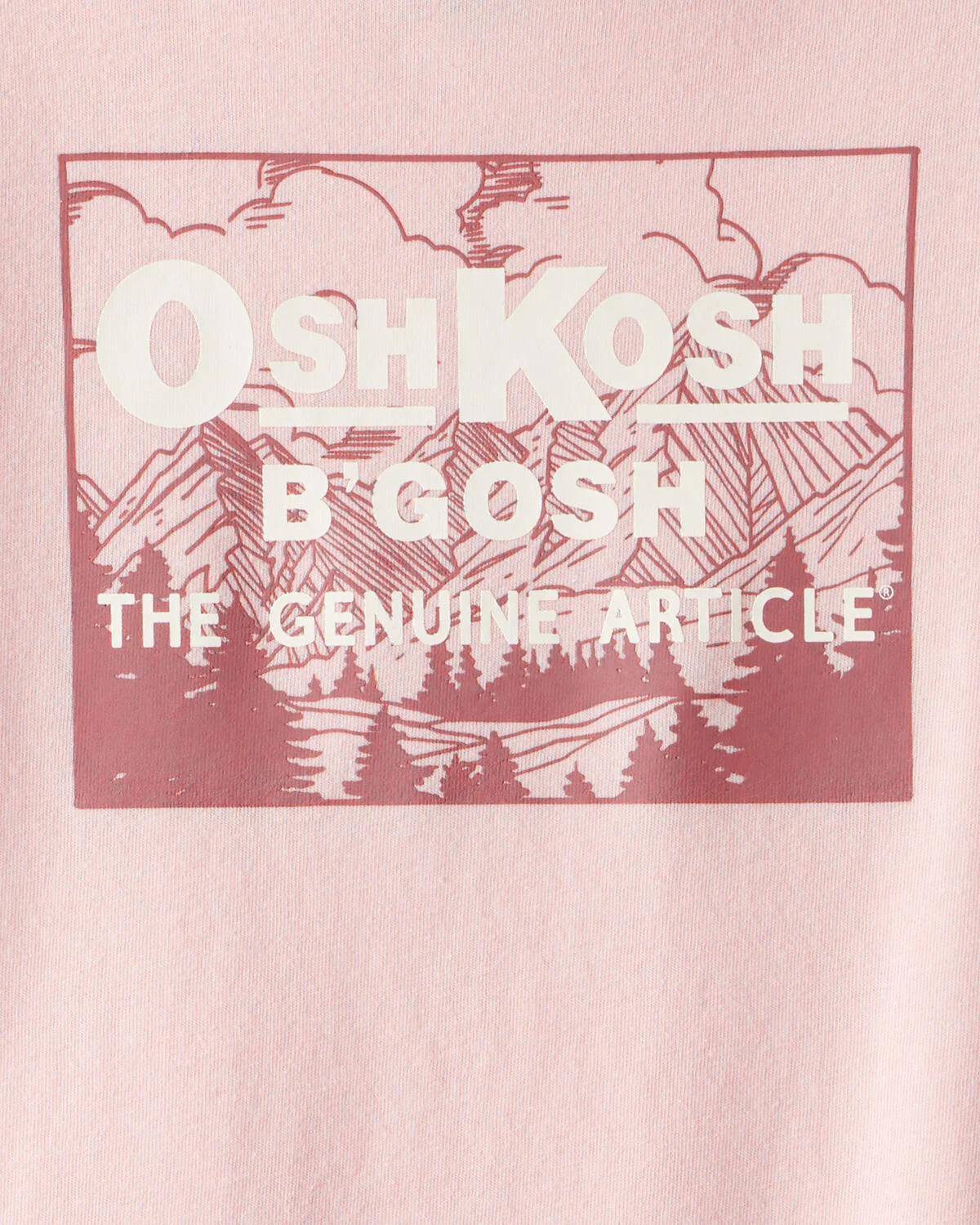 Girls Vintage OshKosh B'Gosh Long-Sleeve Graphic Tee - Pink - Image 2
