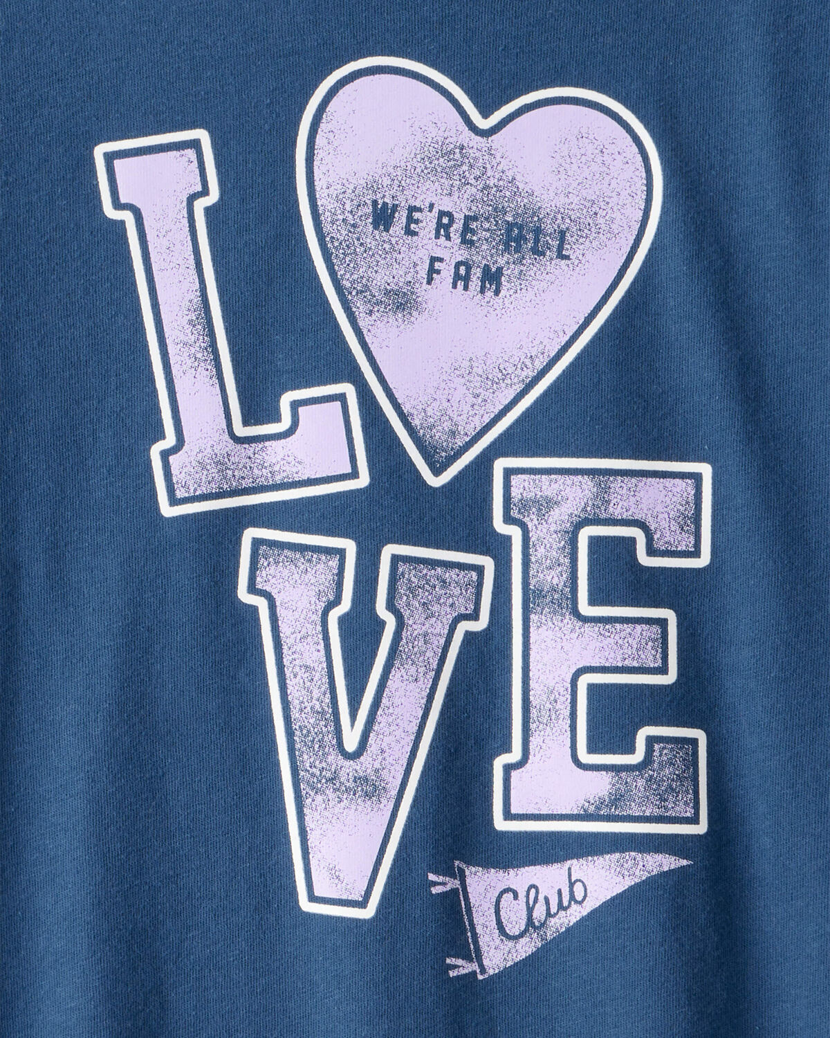 Girls Love Club Long-Sleeve Graphic Tee - Blue - Image 2