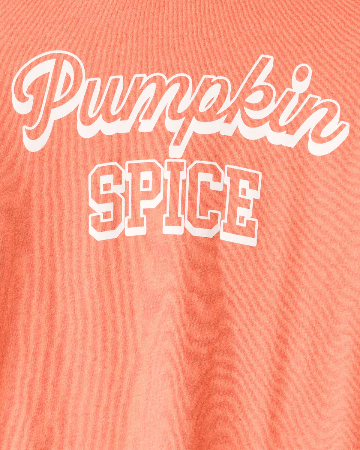 Girls Pumpkin Spice Long-Sleeve Graphic Tee - Orange - Image 2