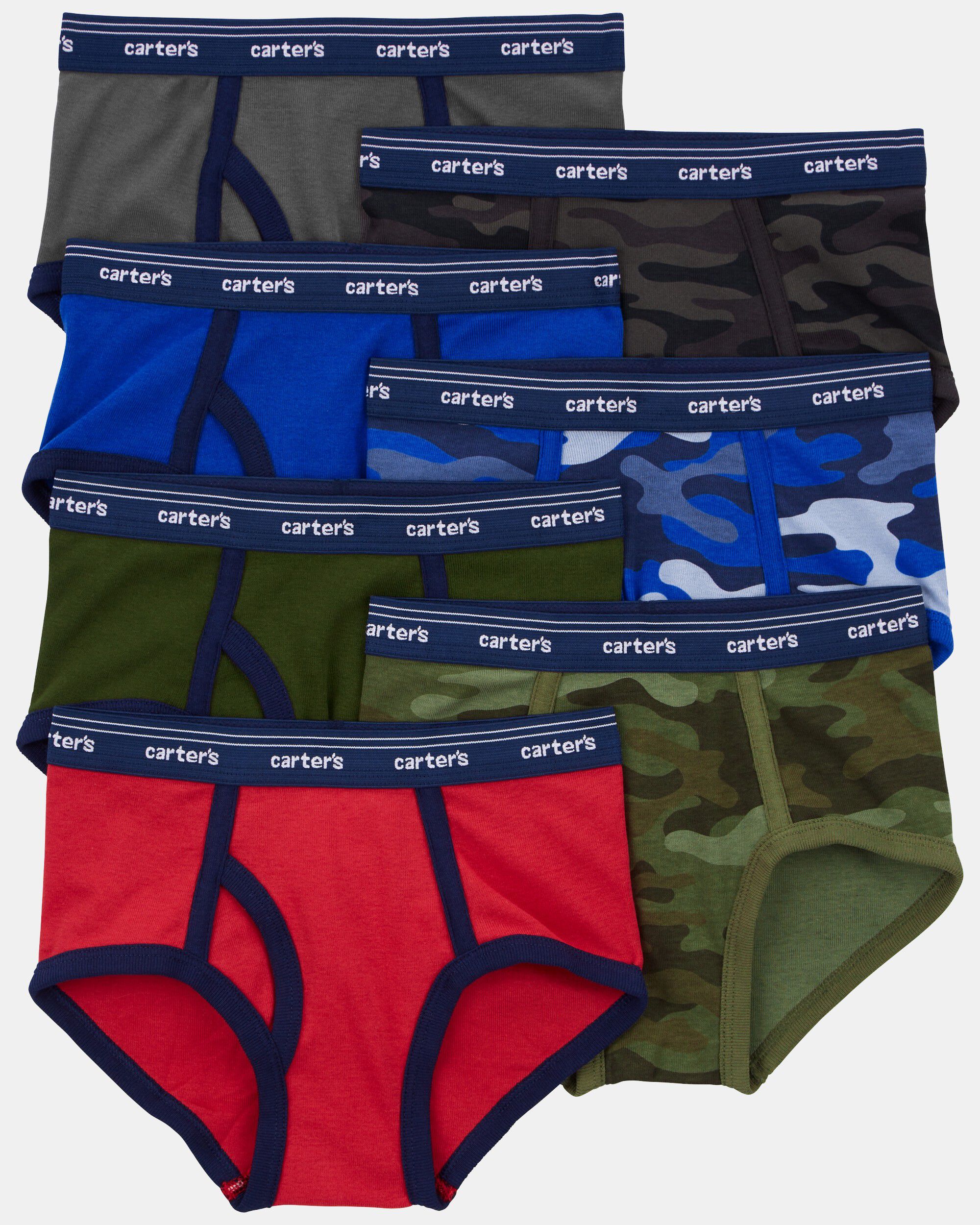 Boys 7-Pack Construction Print Brief Underwear - Image 6