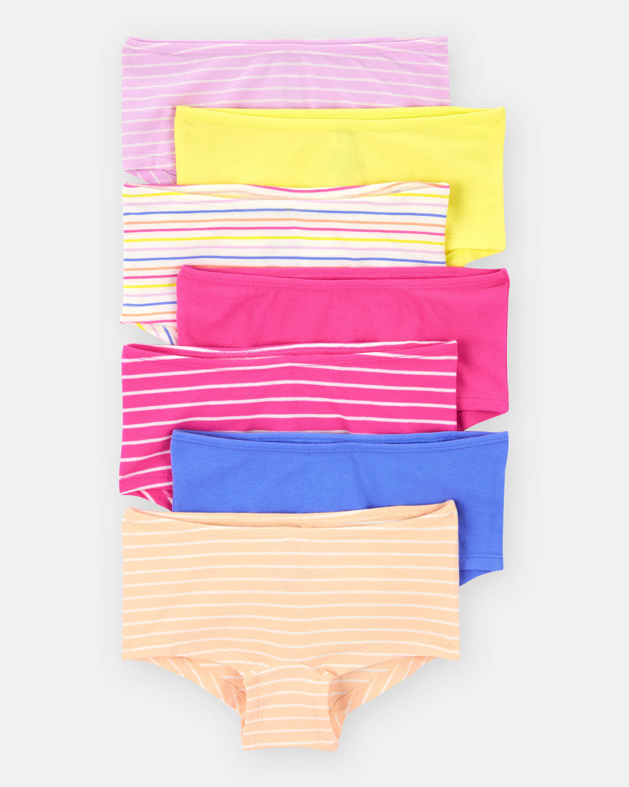 Girls 7-Pack Boyshort Underwear - Image 2