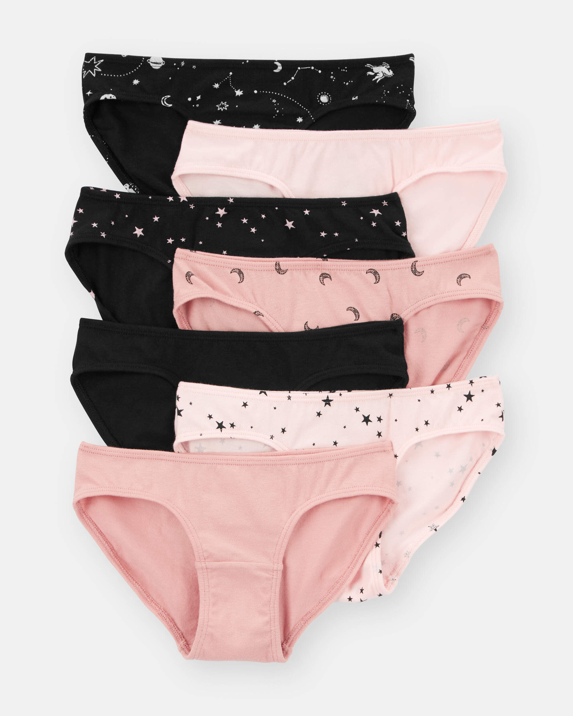 Girls 7-Pack Floral Bikini Underwear - Image 4