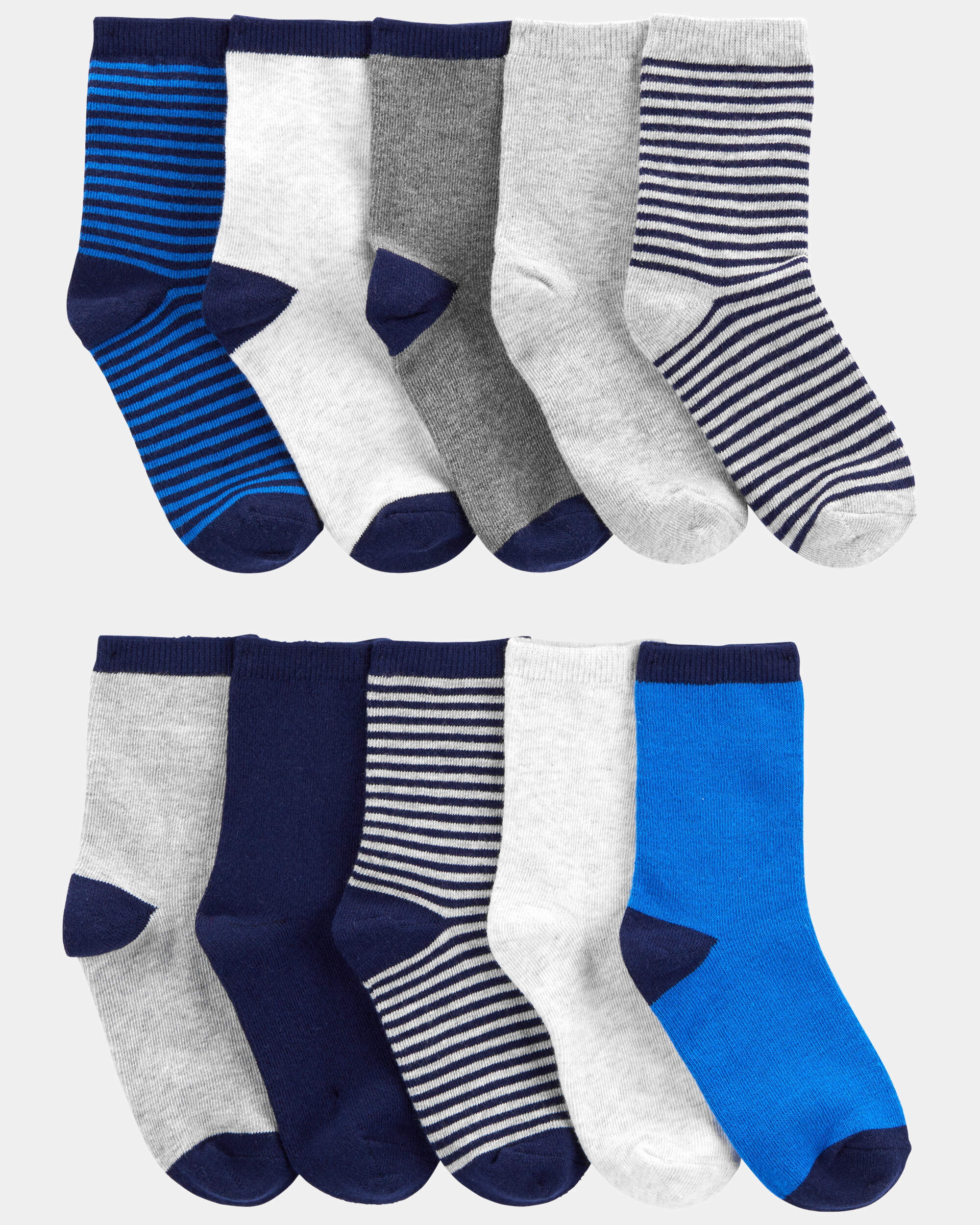 Boys 10-Pack Crew Socks - Image 5