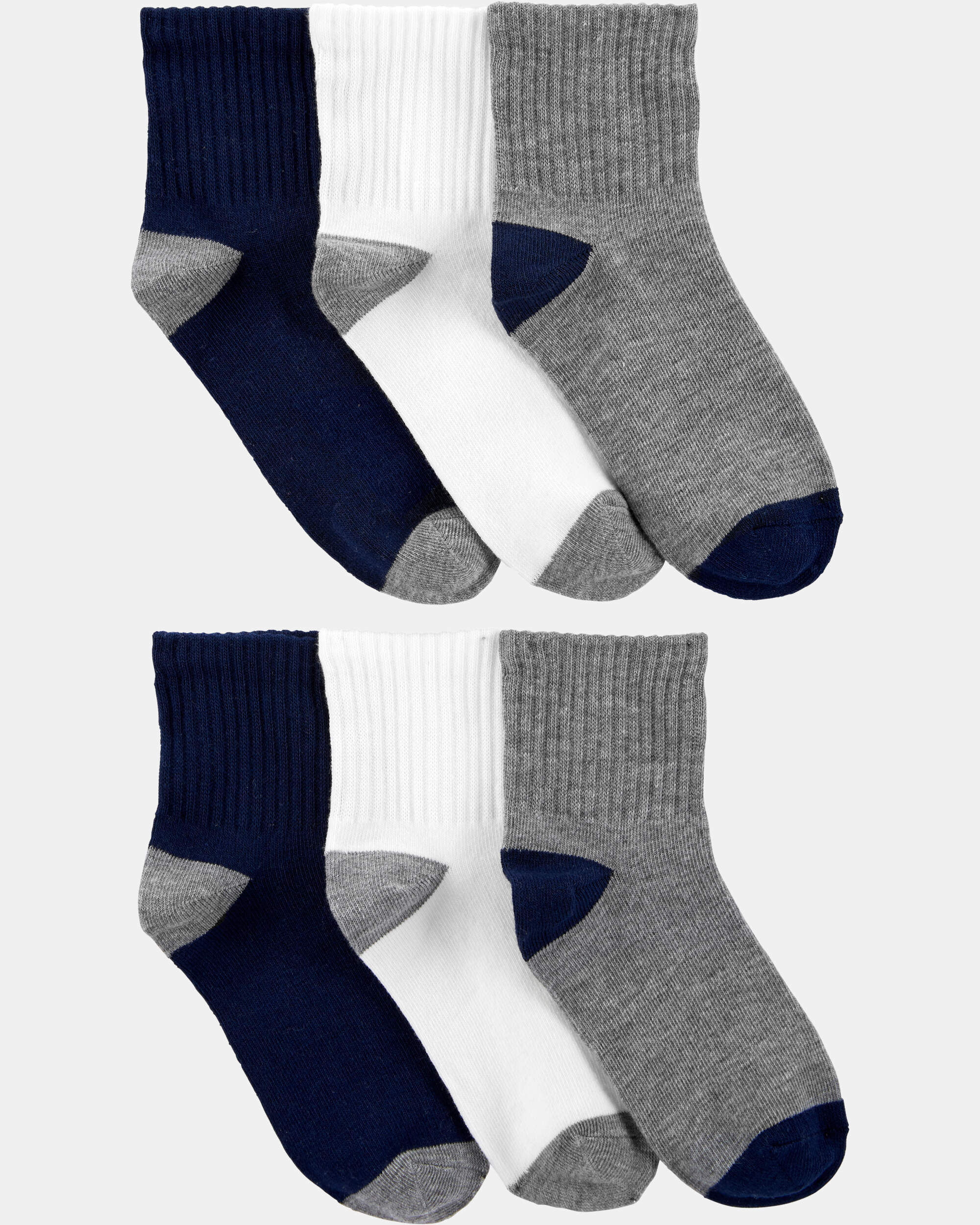 Boys 6-Pack Ankle Socks - Image 2