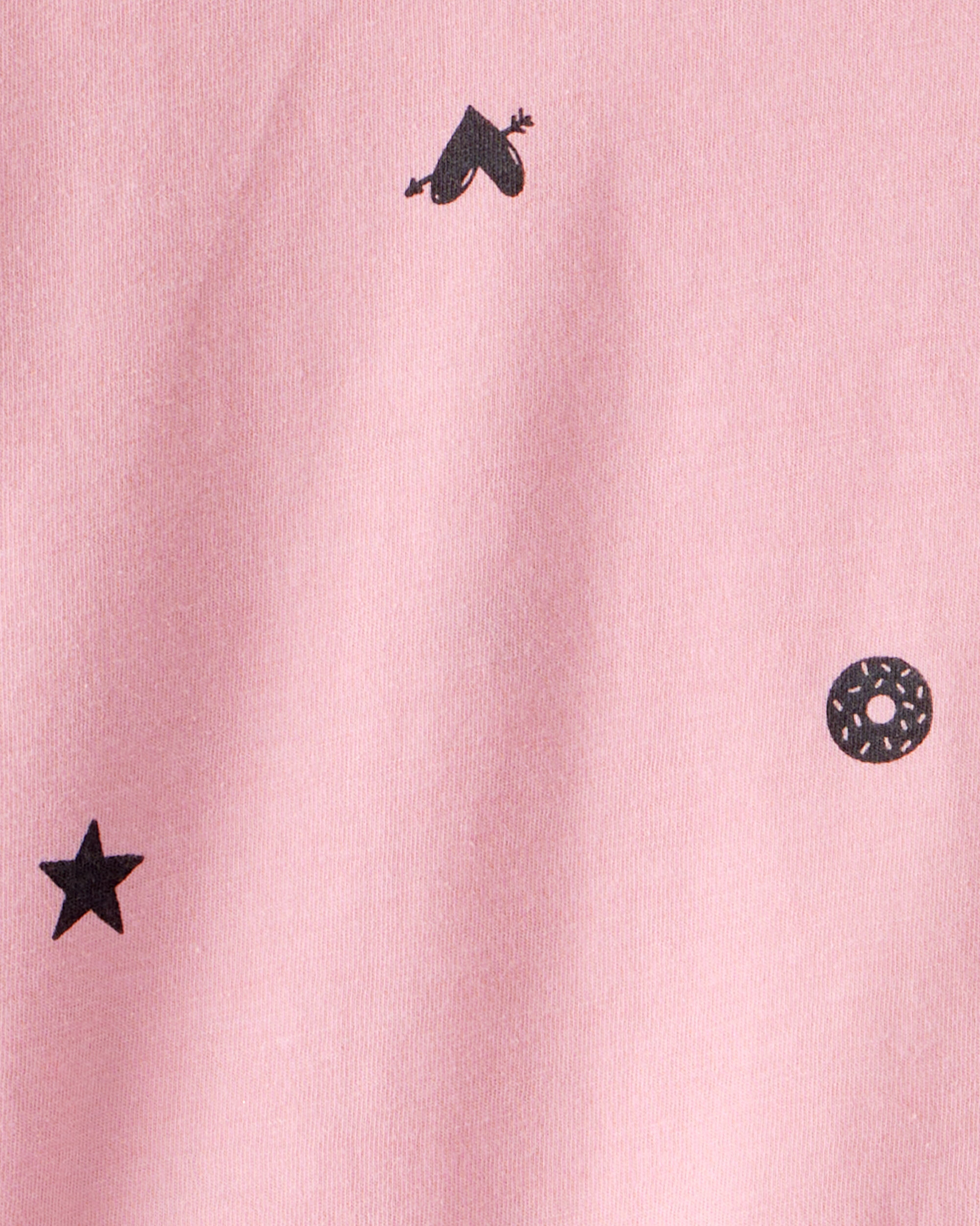 Girls Bow Print Long-Sleeve Top - Grey - Image 6