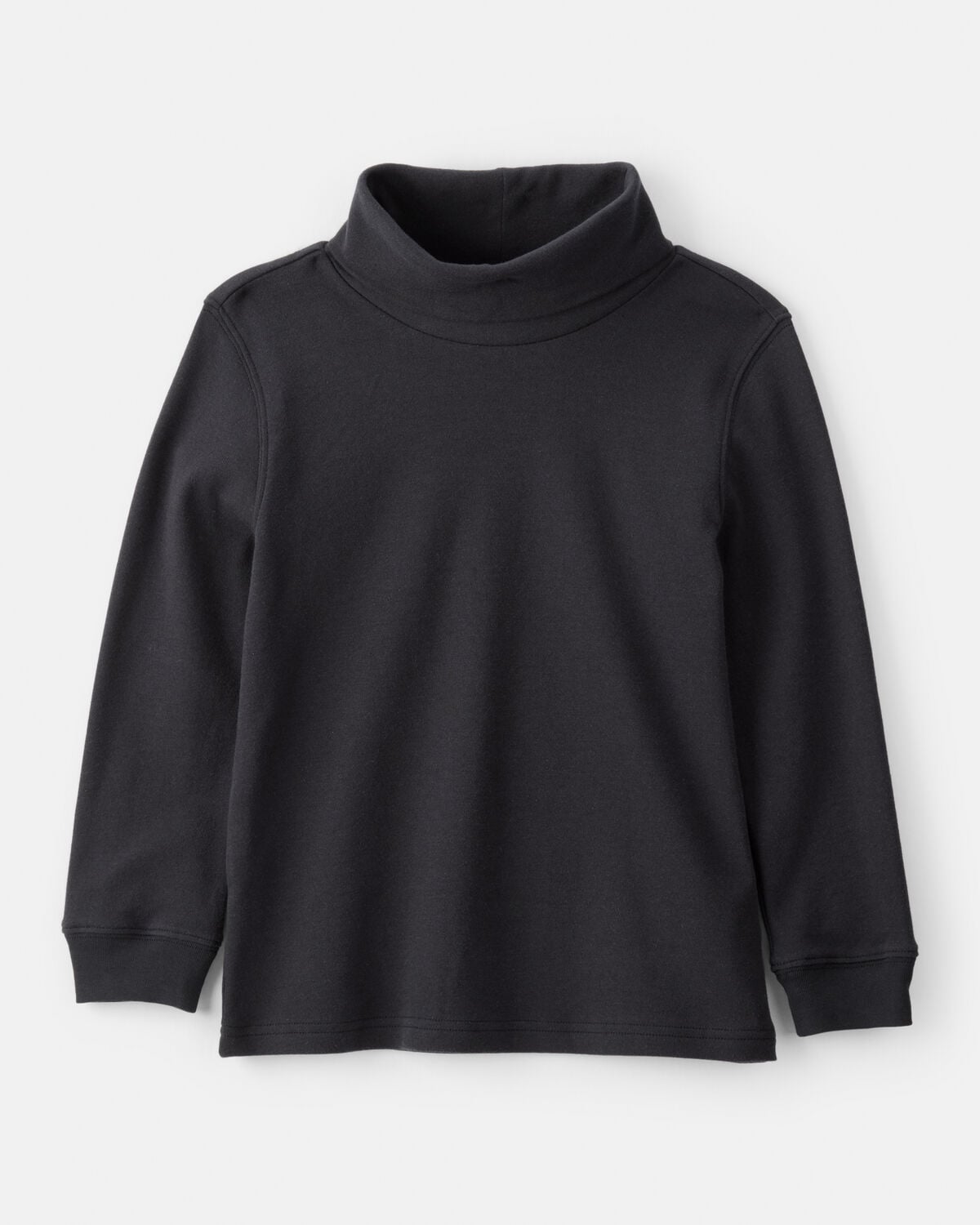 Boys Long-Sleeve Turtleneck - Black
