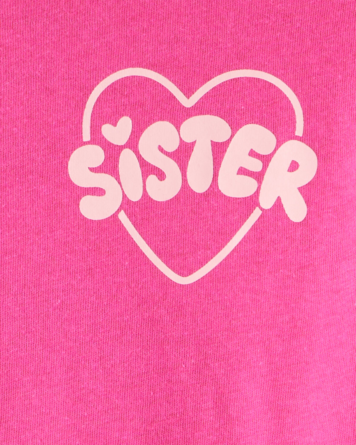 Girls Sisterhood Long-Sleeve Graphic Tee - Pink - Image 3