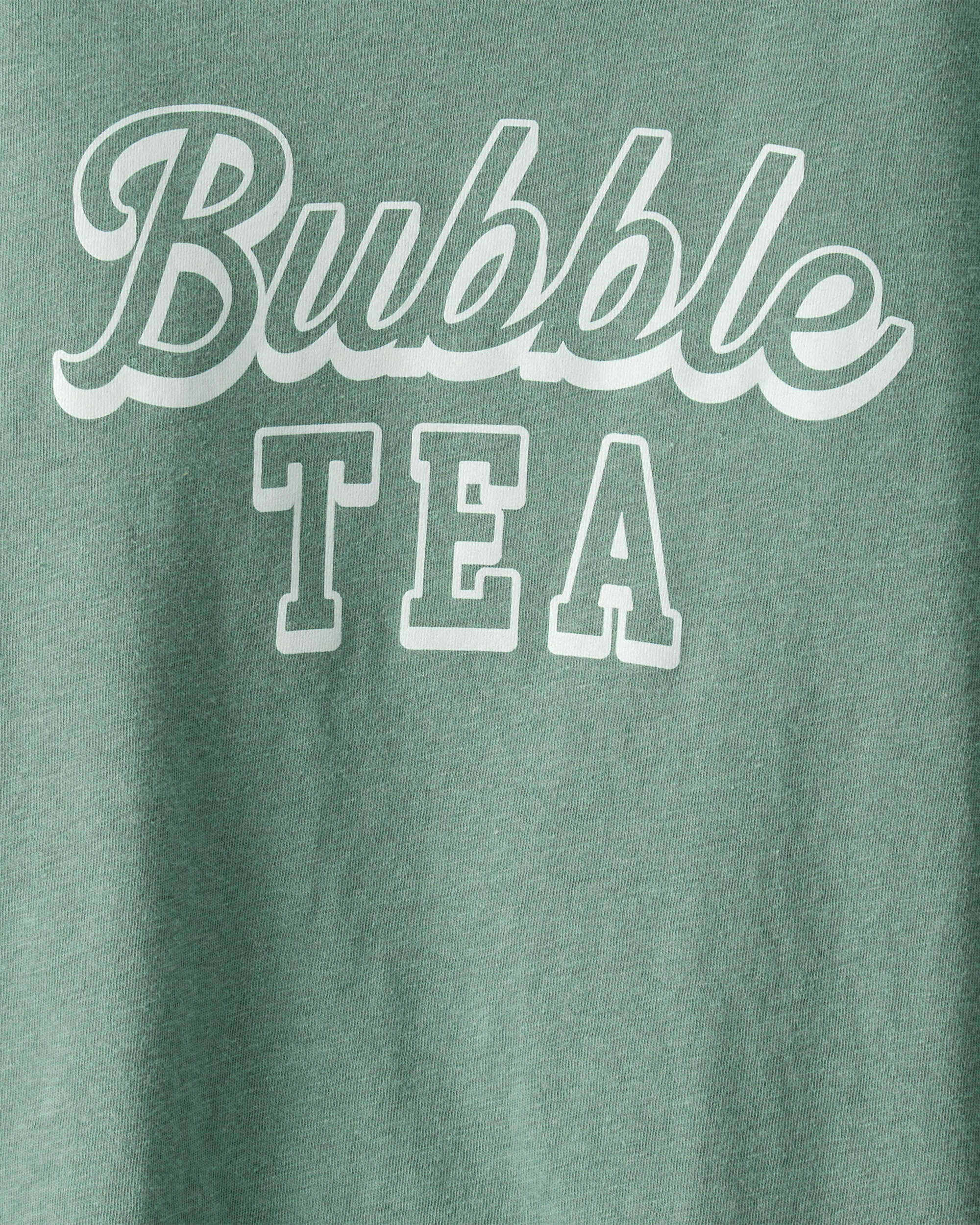 Girls Macaron Bow Graphic Tee - Pink - Image 5