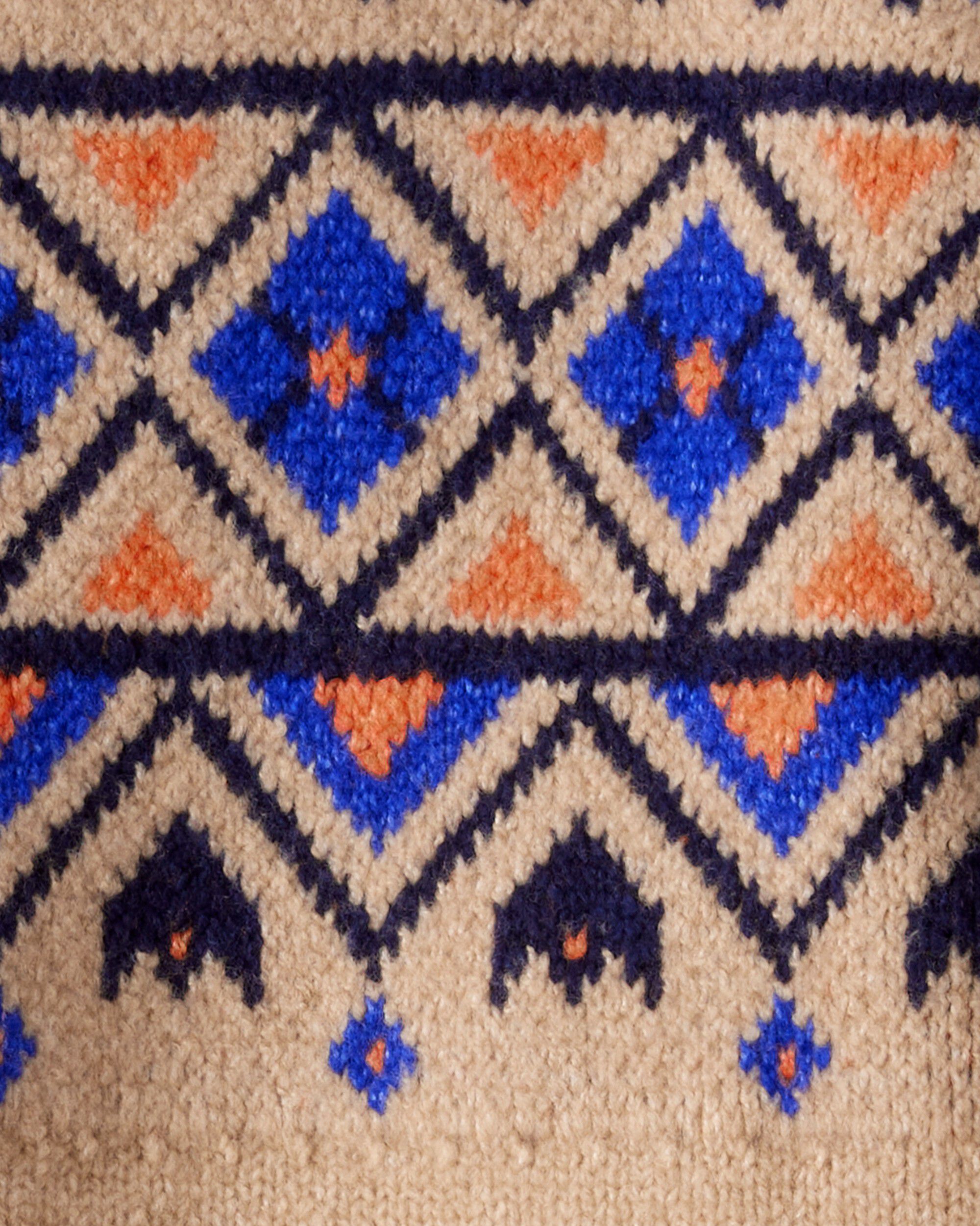 Boys Fair Isle Sweater - Brown - Image 3