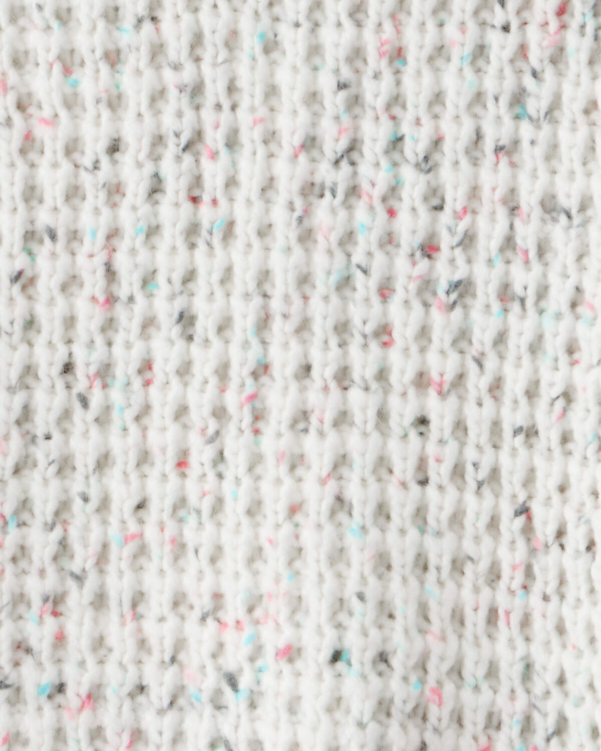 Girls Confetti Sweater - Cream - Image 2