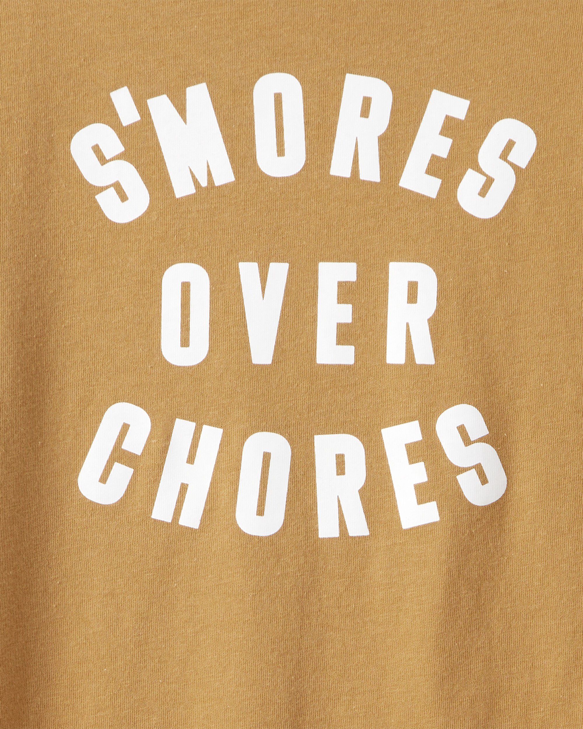 Boys Smores Long-Sleeve Graphic Tee - Brown - Image 3
