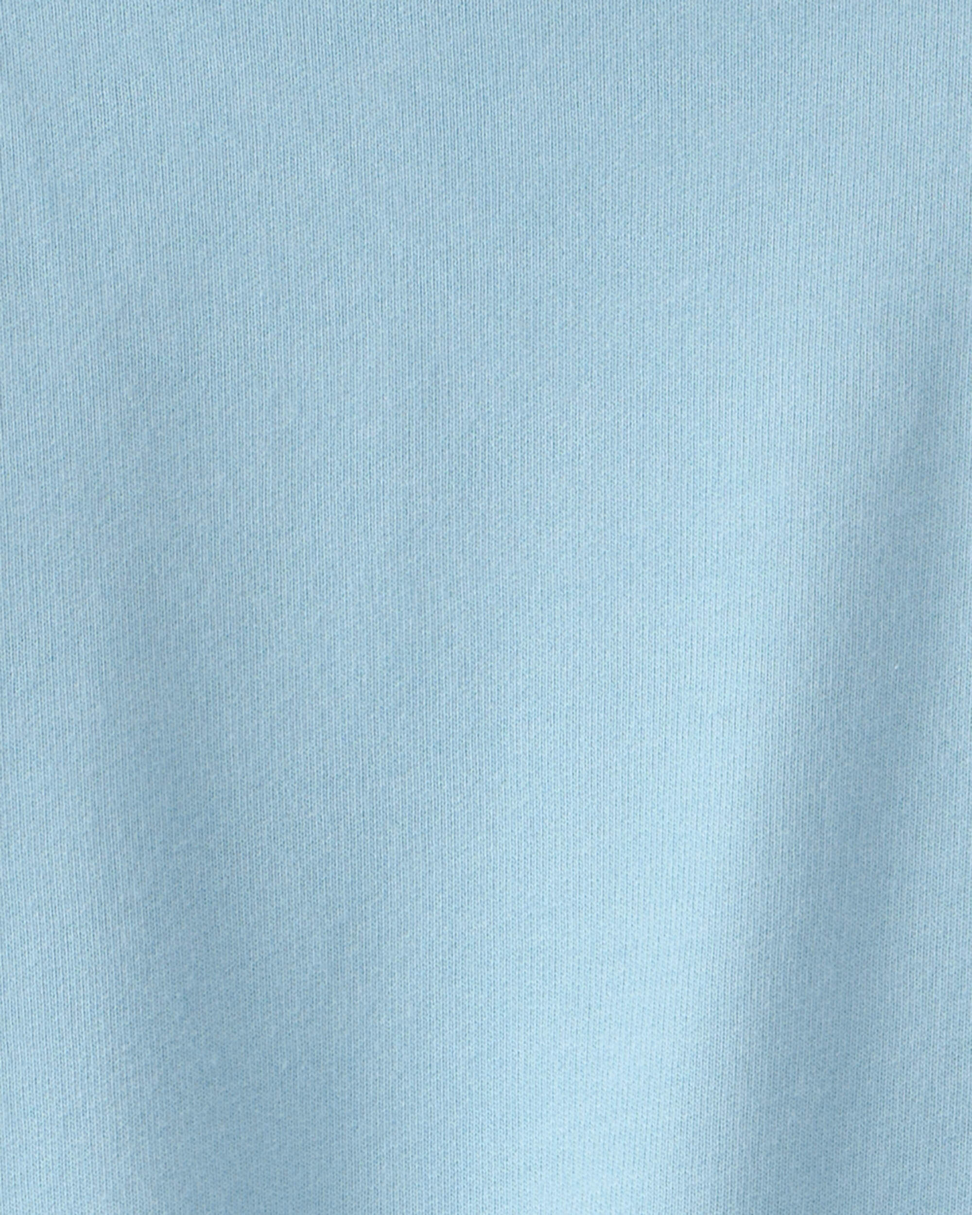 Girls French Terry Hoodie - Blue - Image 3