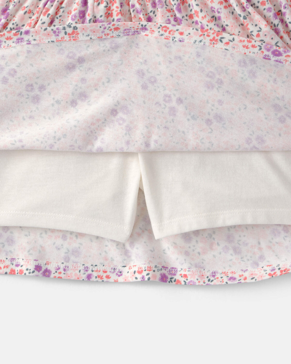 Girls Floral Skort - Pink - Image 2