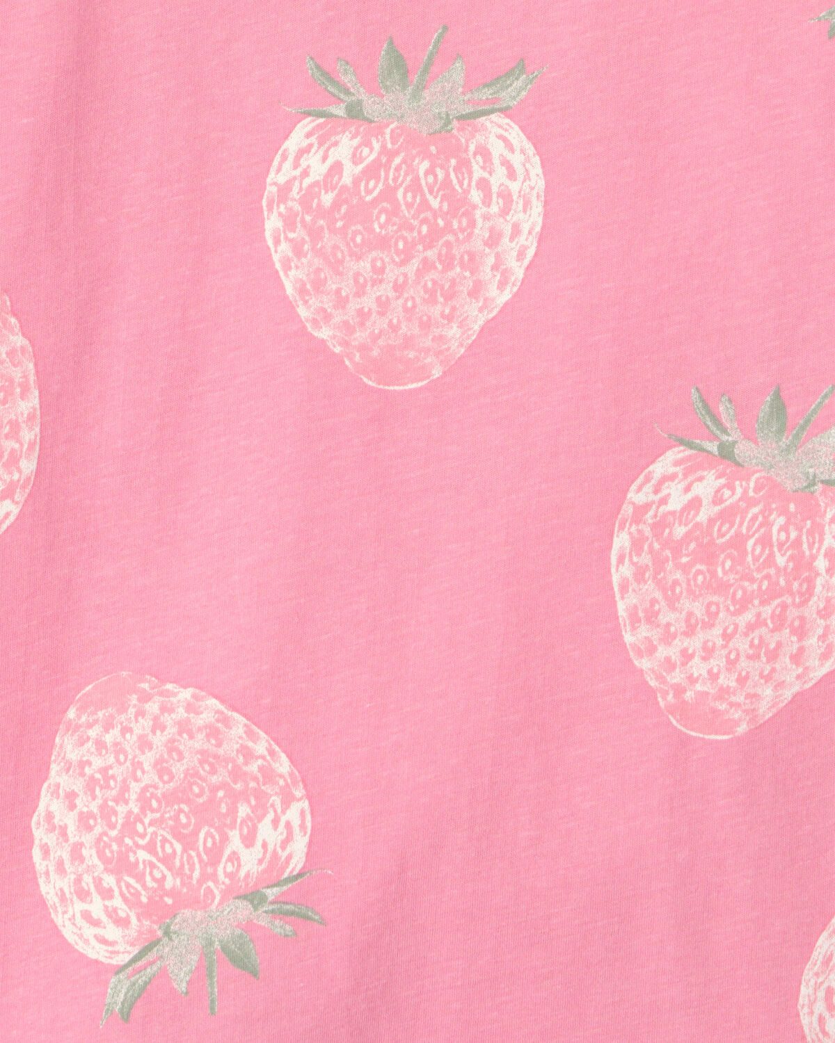 Girls Strawberry Top - Pink - Image 2
