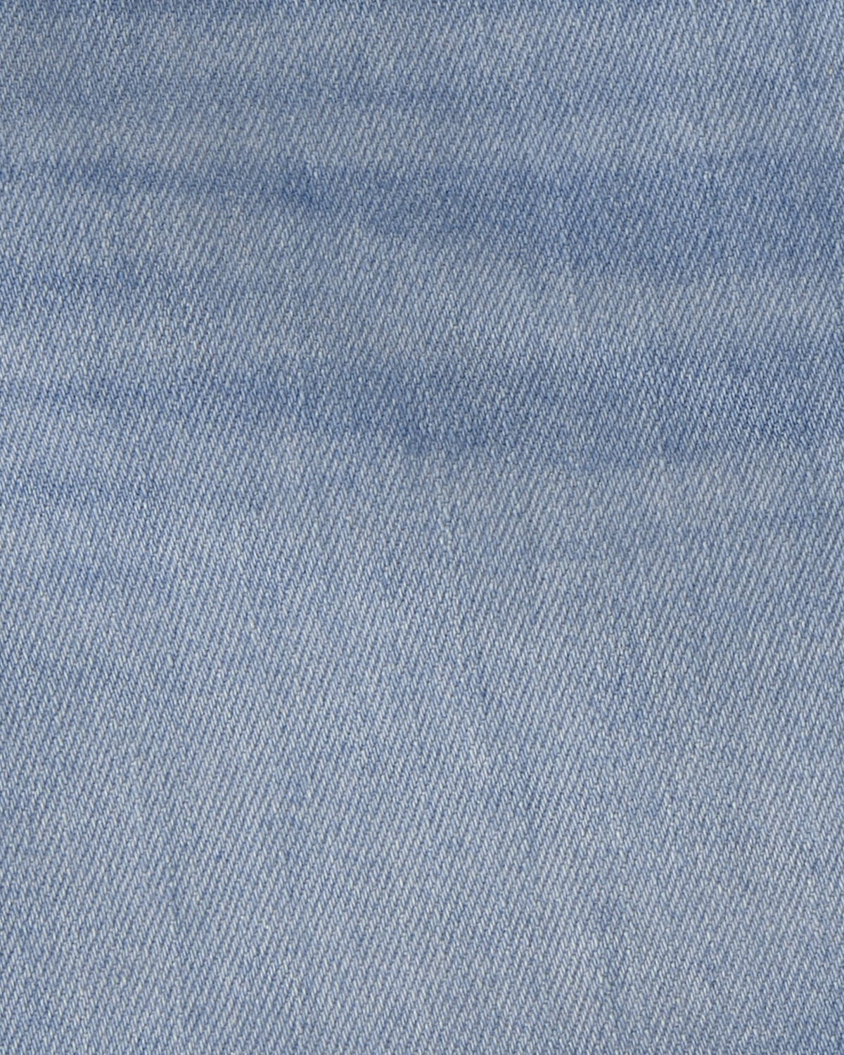 Girls Eyelet Trim Denim Shorts - Medium Wash - Image 3