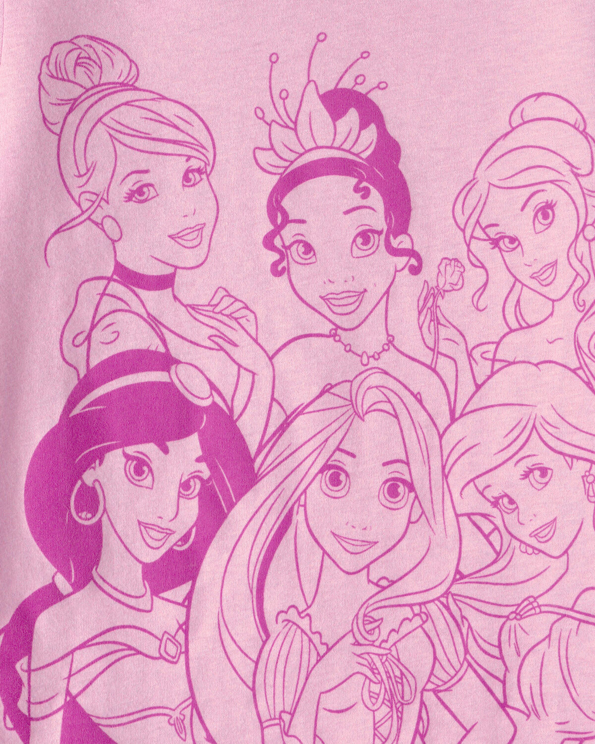 Girls Disney© Princess Graphic Tee - Pink - Image 2