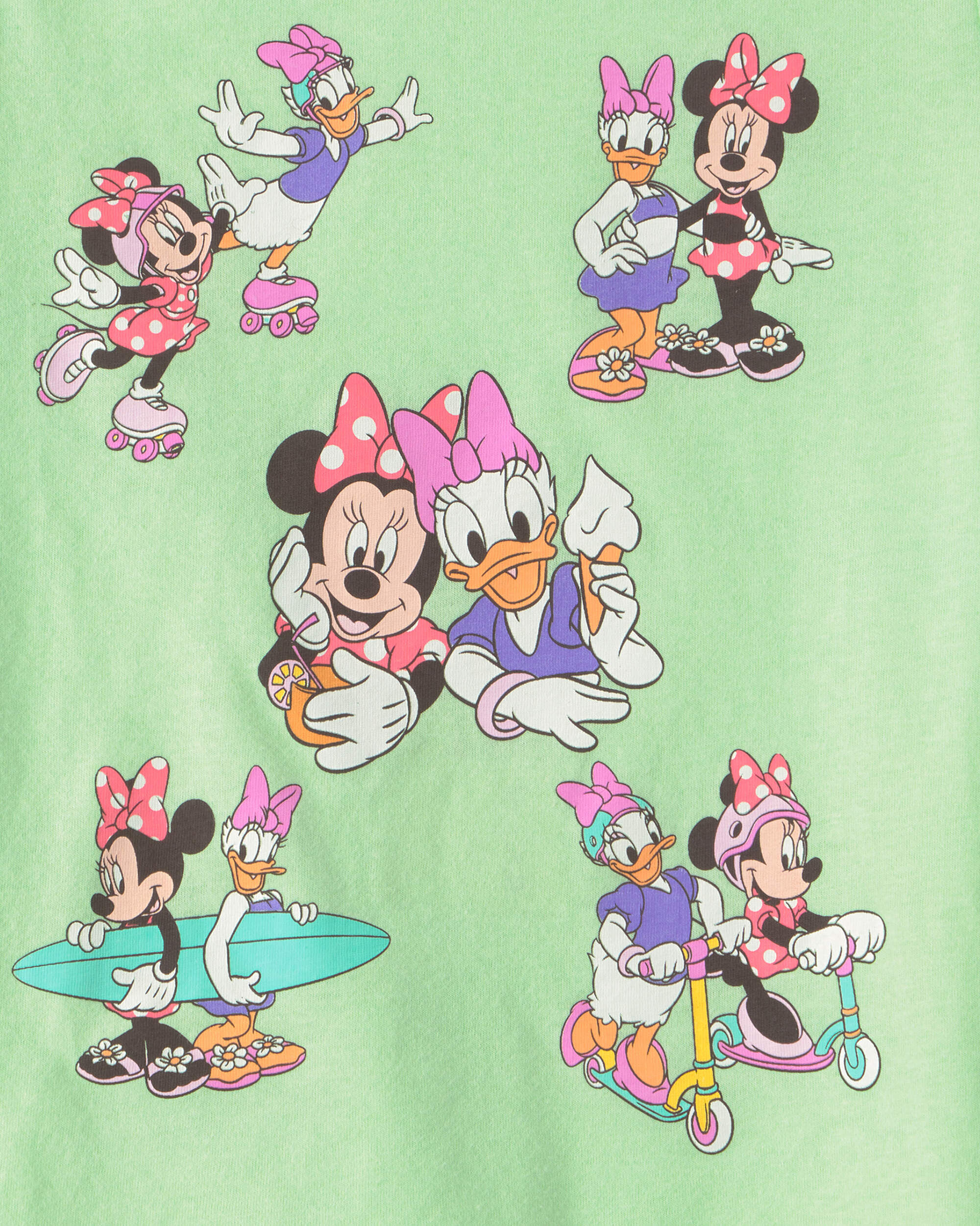 Girls Disney© Minnie Mouse Graphic Tee - Green - Image 3