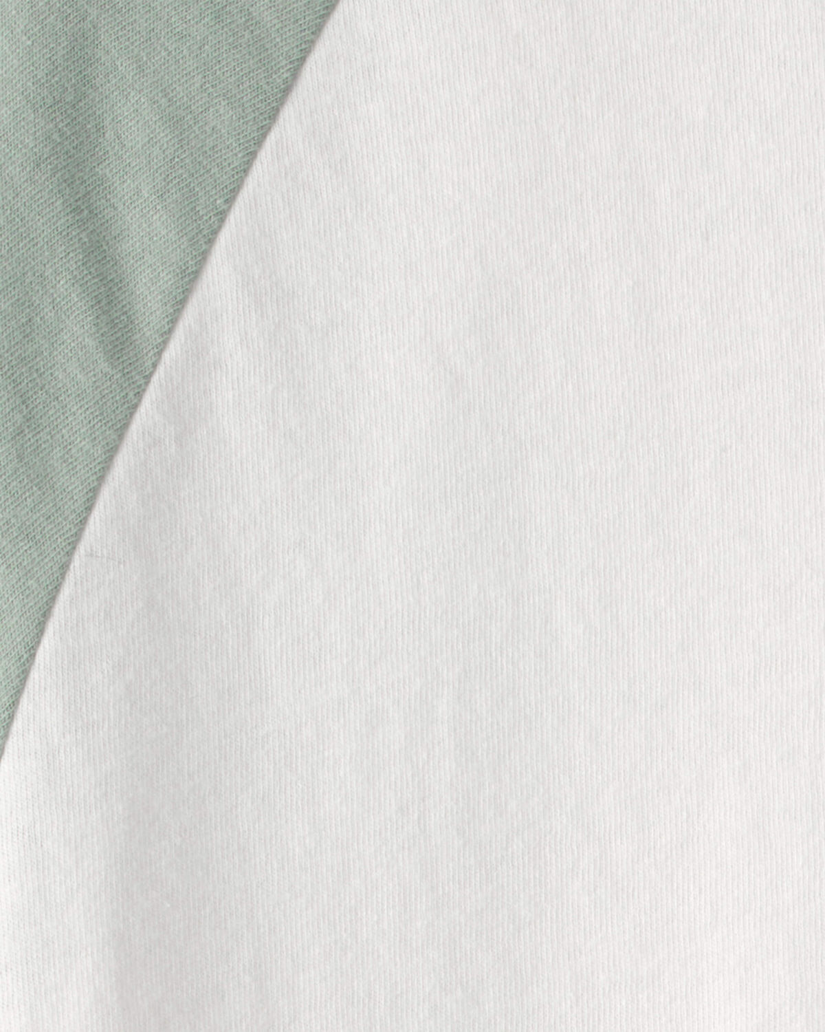 Kids Colorblock T-Shirt - Green/White - Image 2