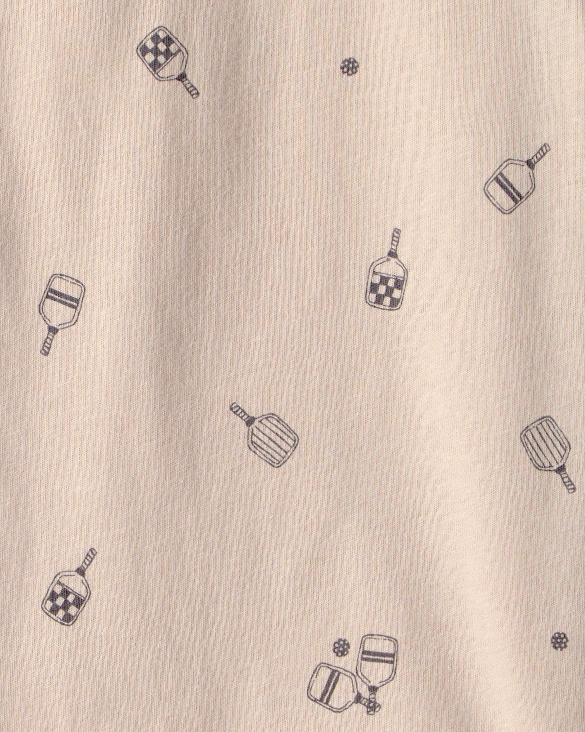 Kids Pickleball T-Shirt - Brown - Image 3