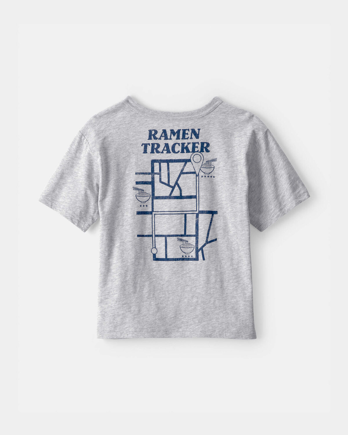 Boys Ramen Graphic Tee - Grey - Image 2