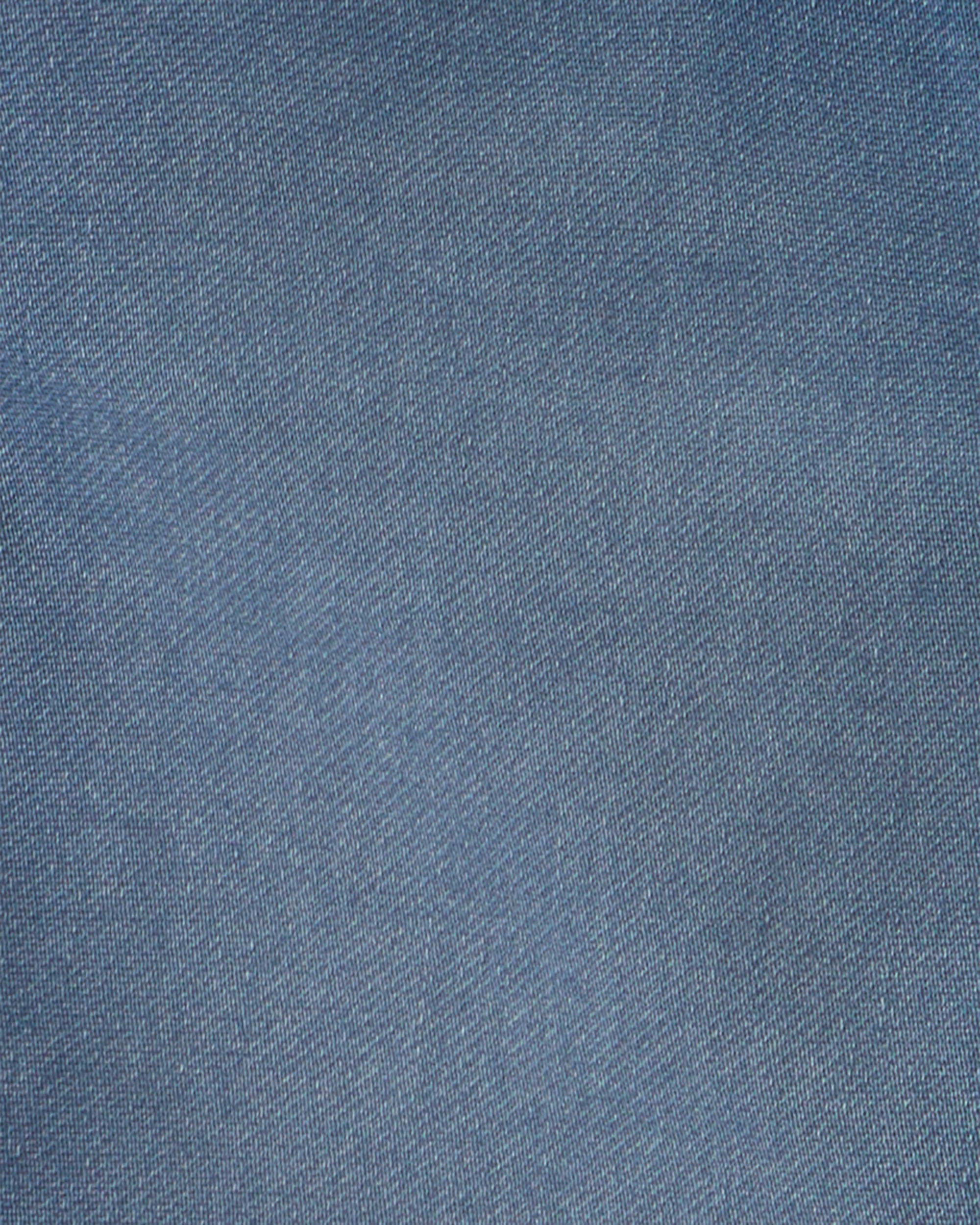 Boys Denim Drawstring Shorts - Medium Wash - Image 4