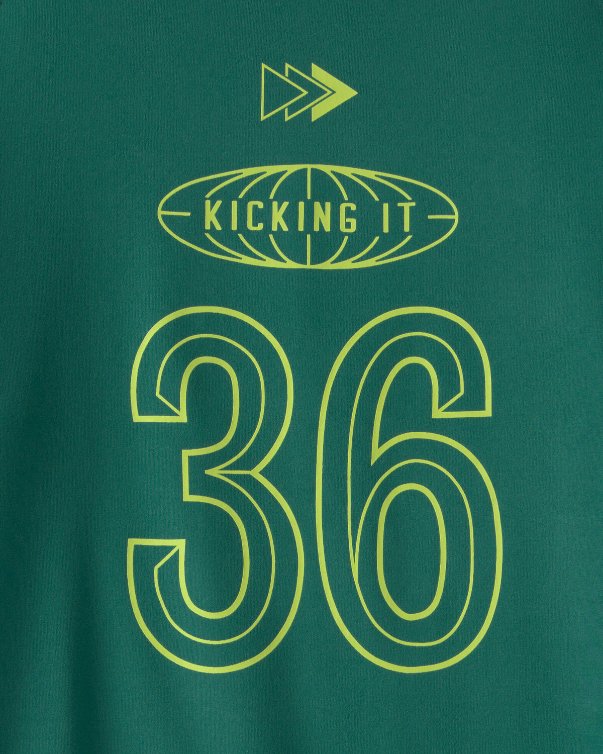 Boys 'Kicking It' Active Graphic Tee - Green - Image 2