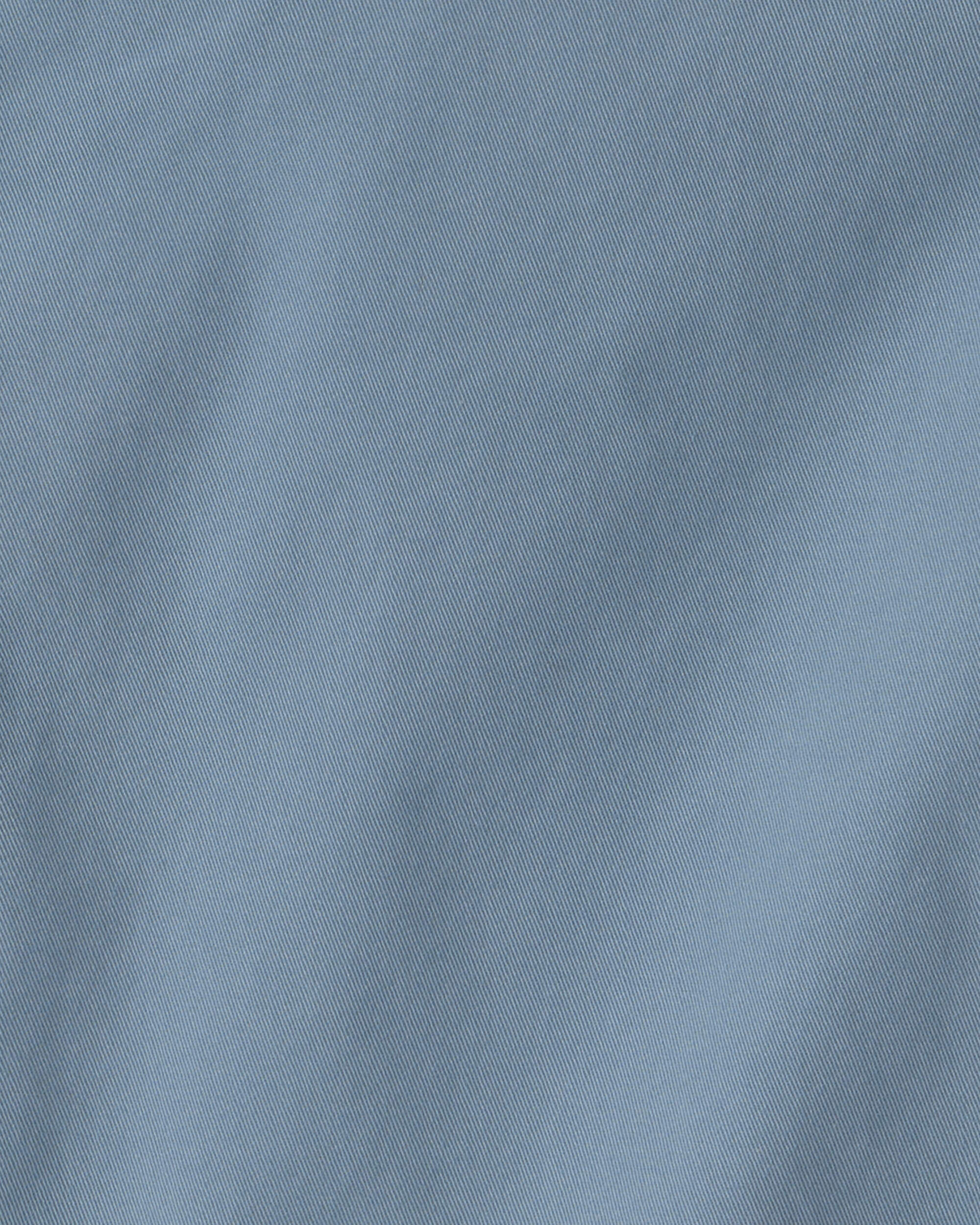 Boys Twill Flat-Front Shorts - Blue - Image 4