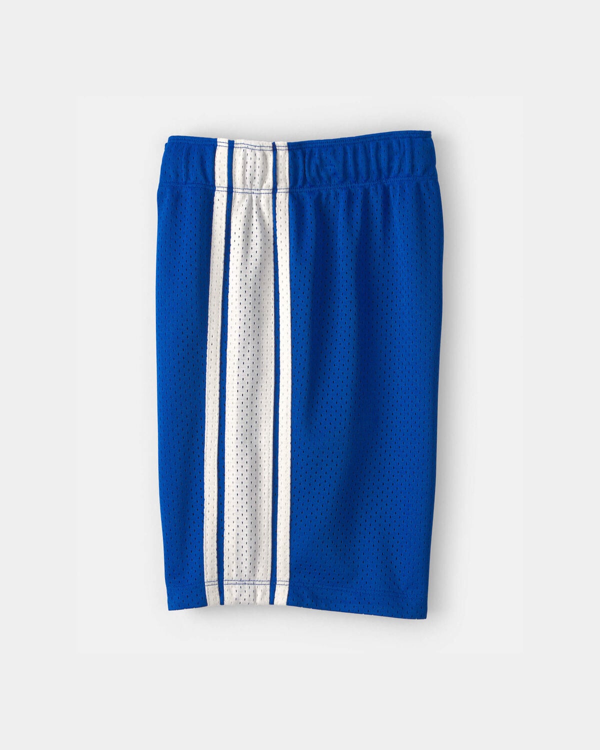 Boys Striped Mesh Active Shorts - Blue - Image 3