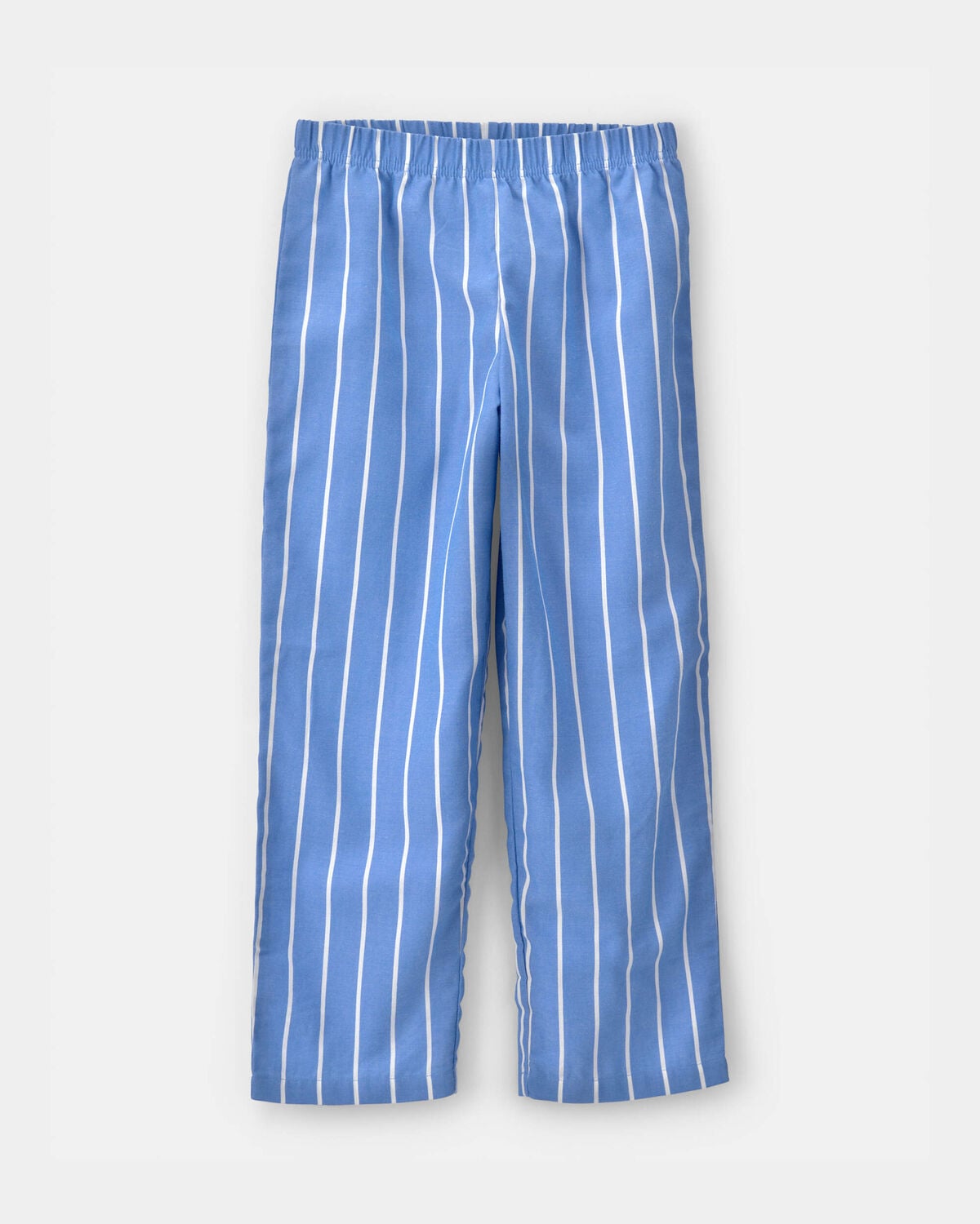Boys Striped Loose Fit 2-Piece Pajama Set - Blue - Image 3