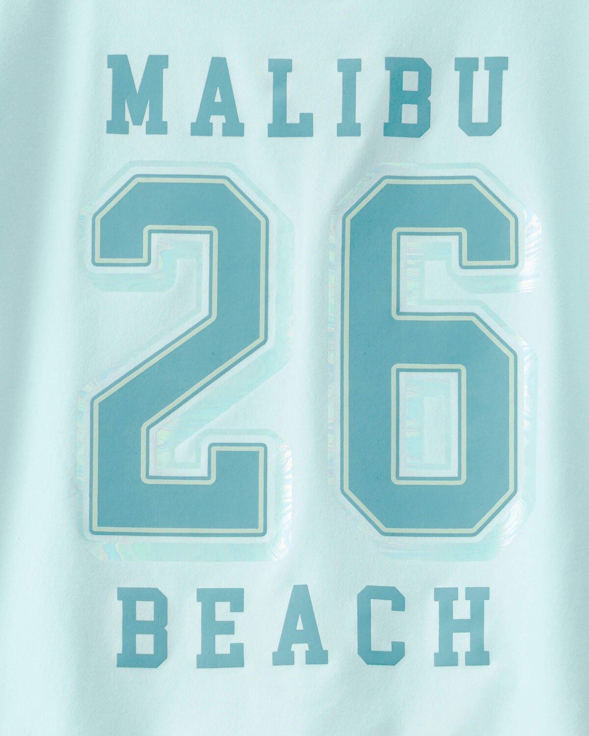 Girls 'Malibu Beach' Active Top - Blue - Image 3