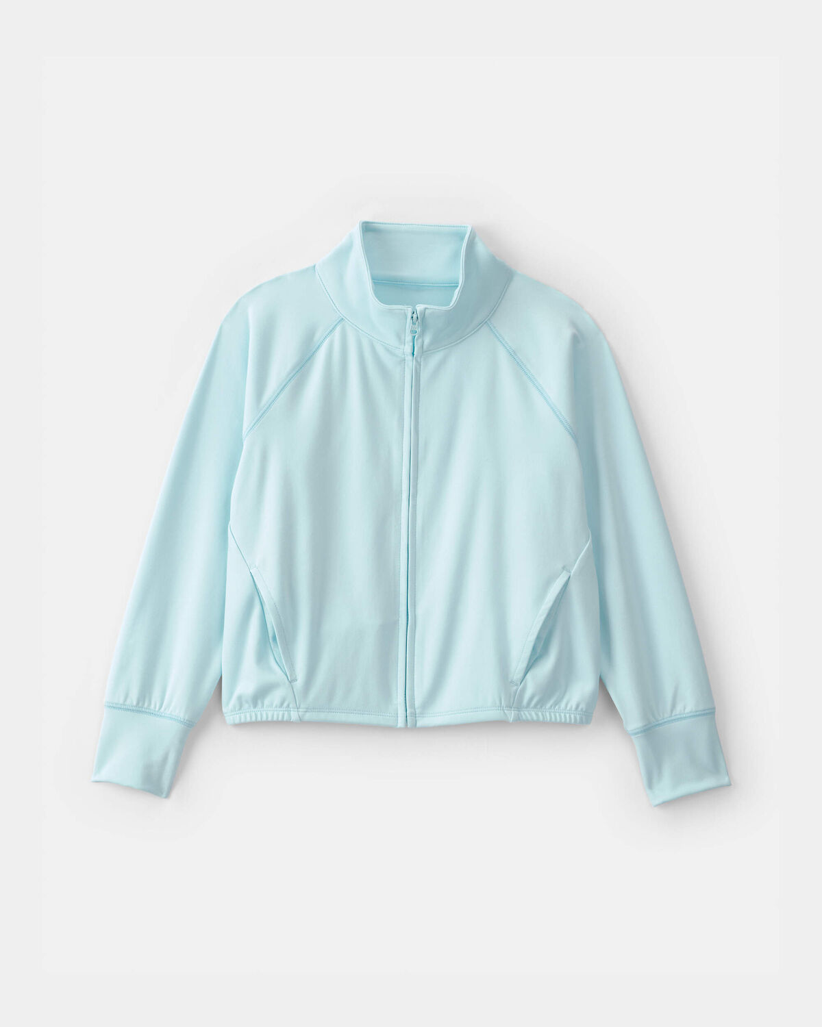 Girls Active Zip-Up Jacket - Blue