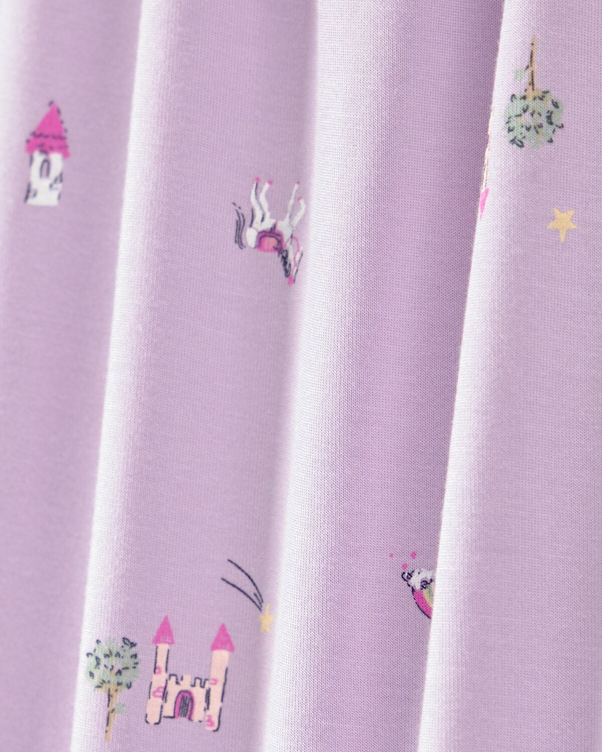 Girls Fairytale PurelySoft 2-Piece Pajama Set - Purple - Image 5