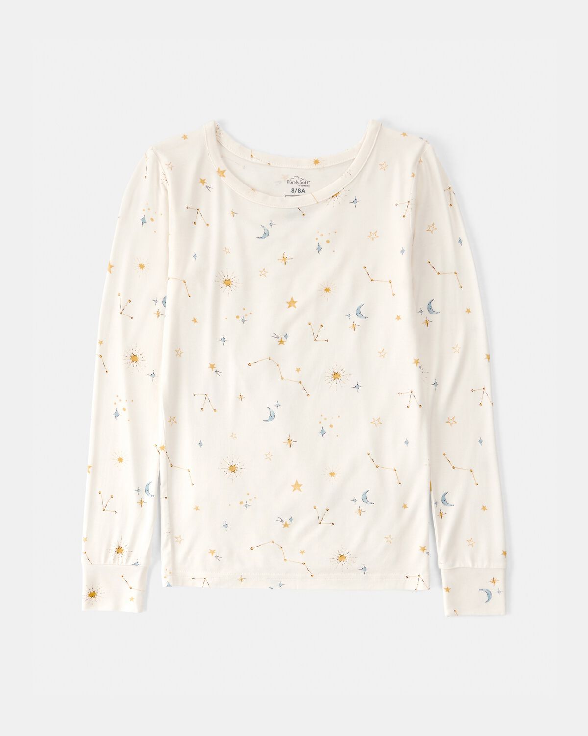 Kids Constellation PurelySoft 2-Piece Pajama Set - Cream - Image 3
