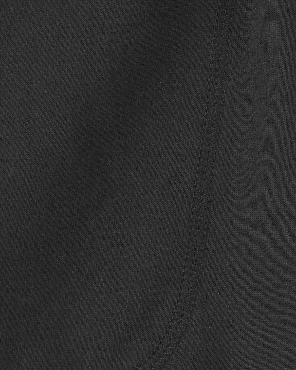 Boys French Terry Shorts - Black - Image 3