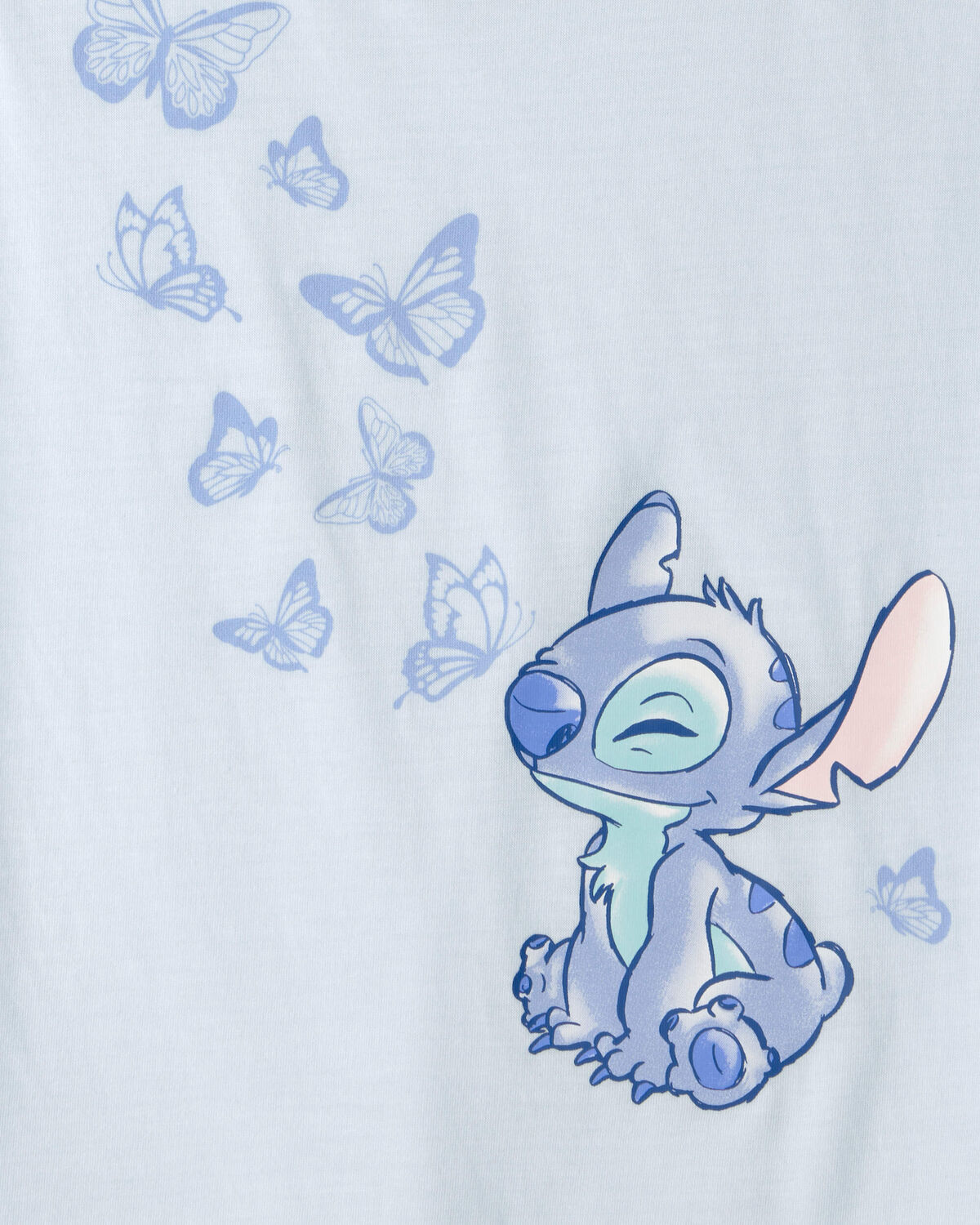 Girls 2-Piece Disney© Lilo & Stitch Short-Sleeve Pajama Set - Blue - Image 4